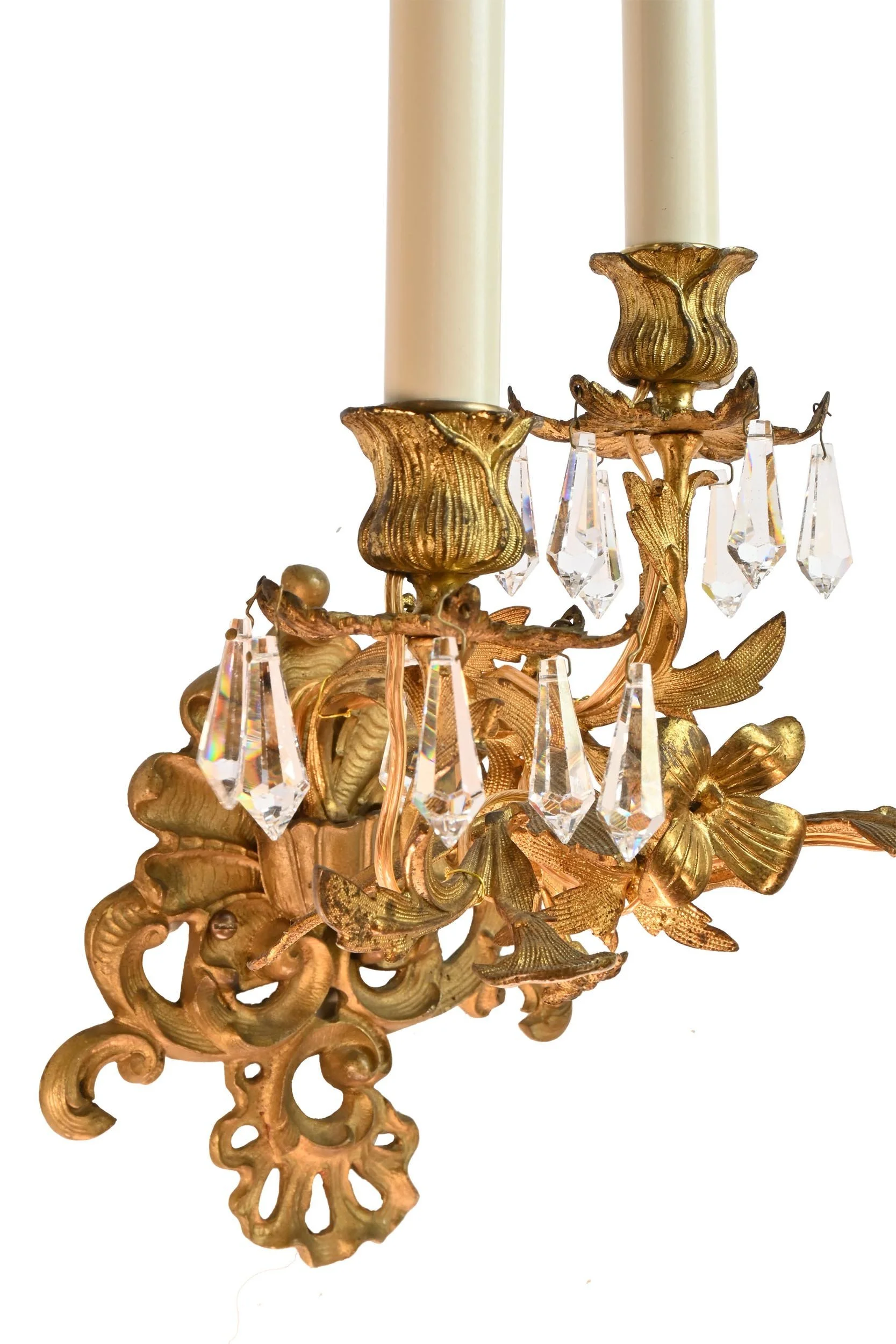24813+floral+conversion+ornate+3+candle+brass+sconce+pair+1.jpg