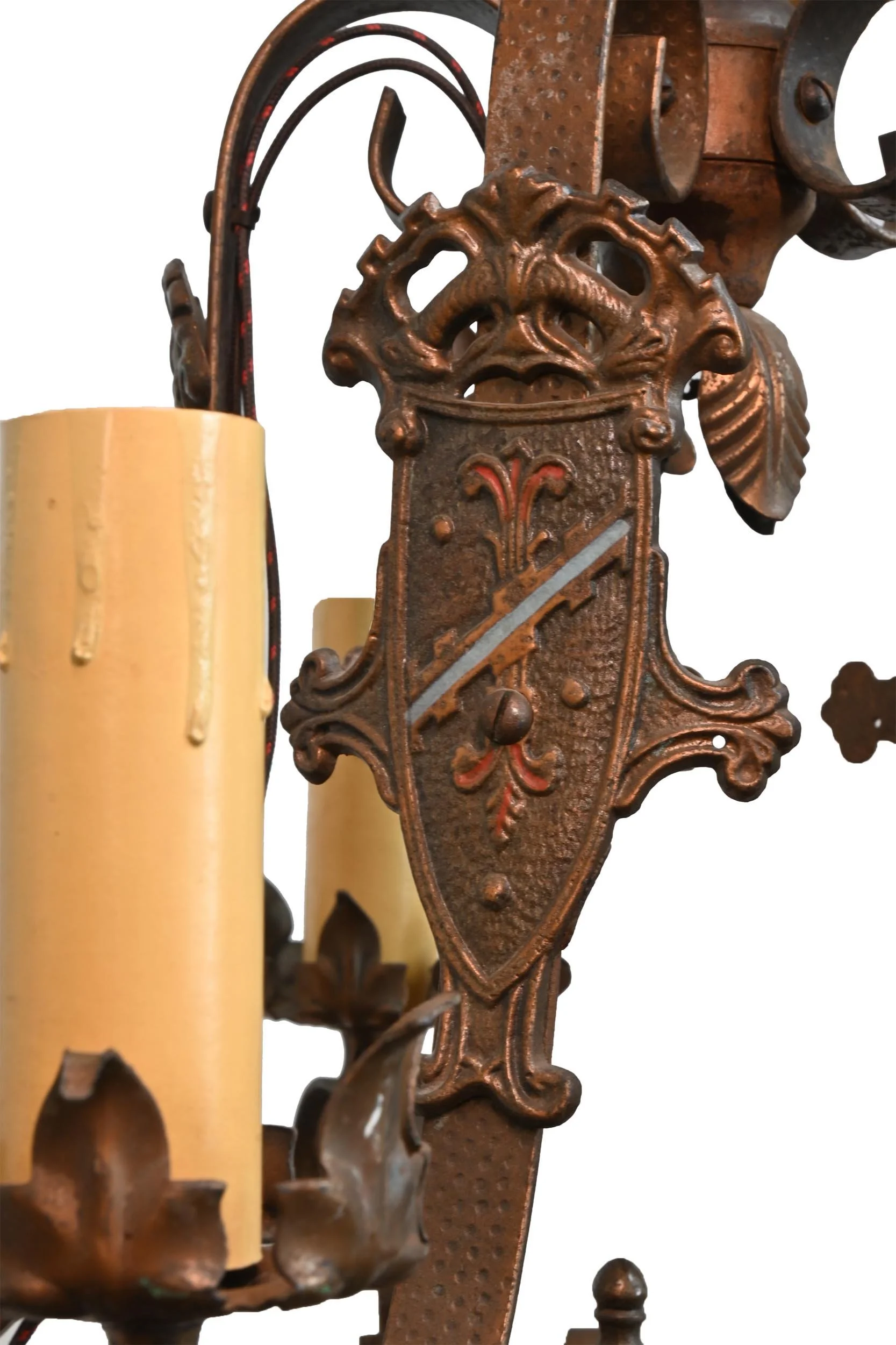 24310+iron+hammered+tudor+5+candle+chandelier+2.jpg