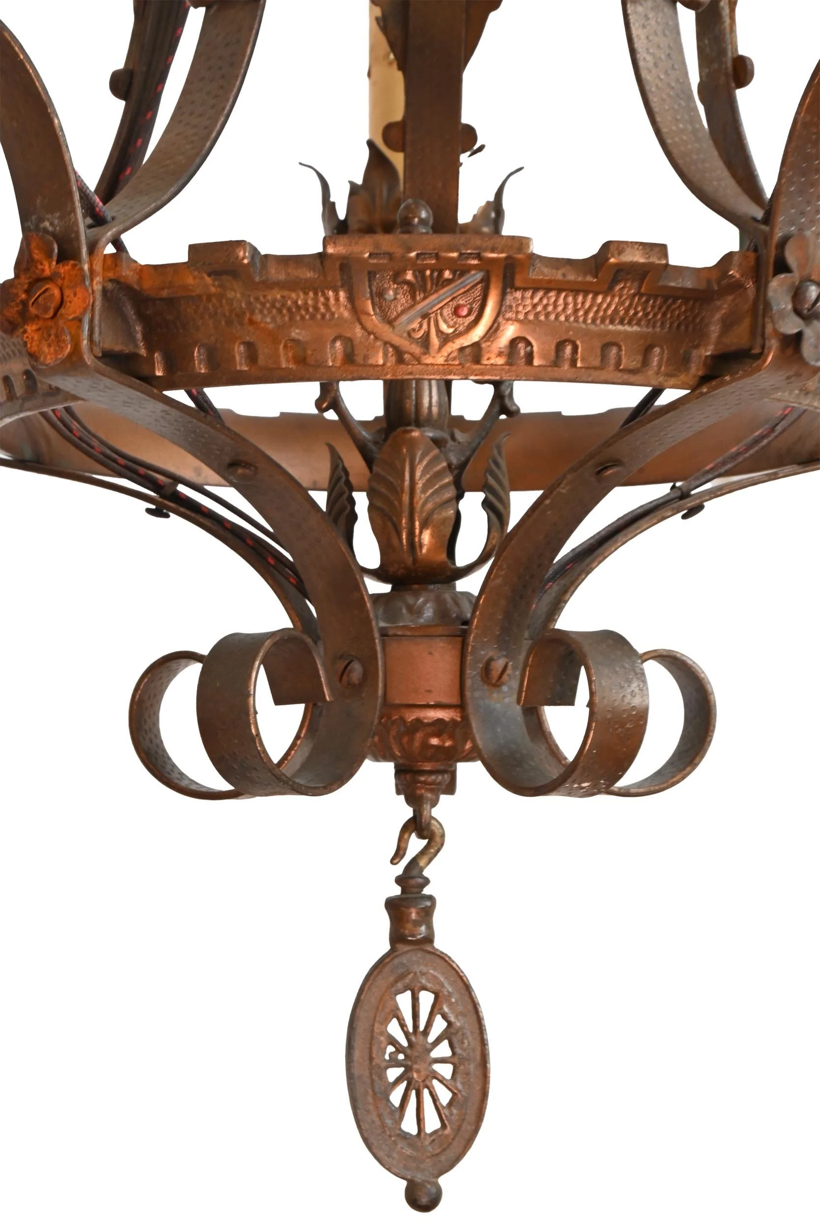 24310+iron+hammered+tudor+5+candle+chandelier+3.jpg