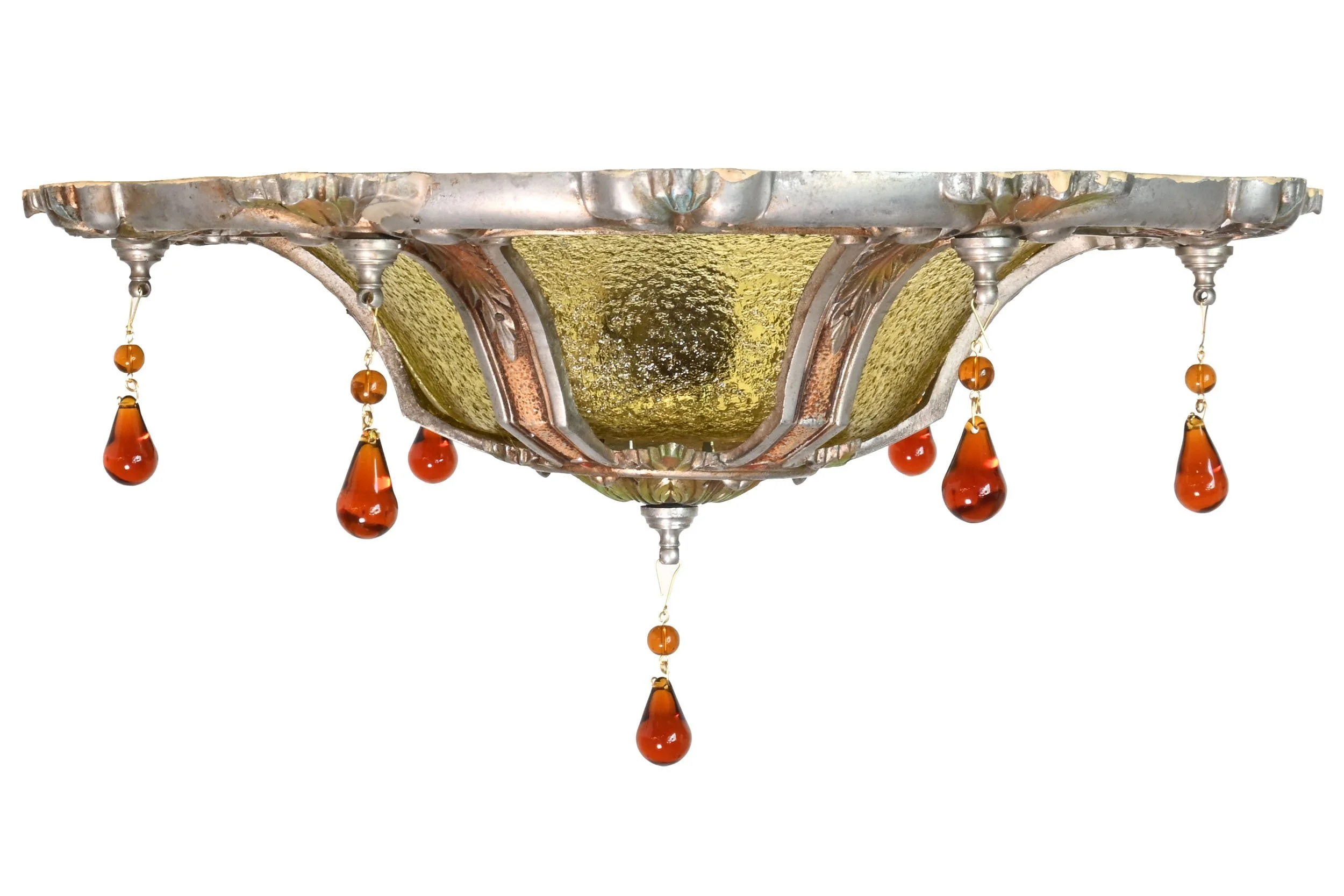 24912+polychrome+flushmount+with+amber+textured+glass+and+amber+teardrops+2.jpg