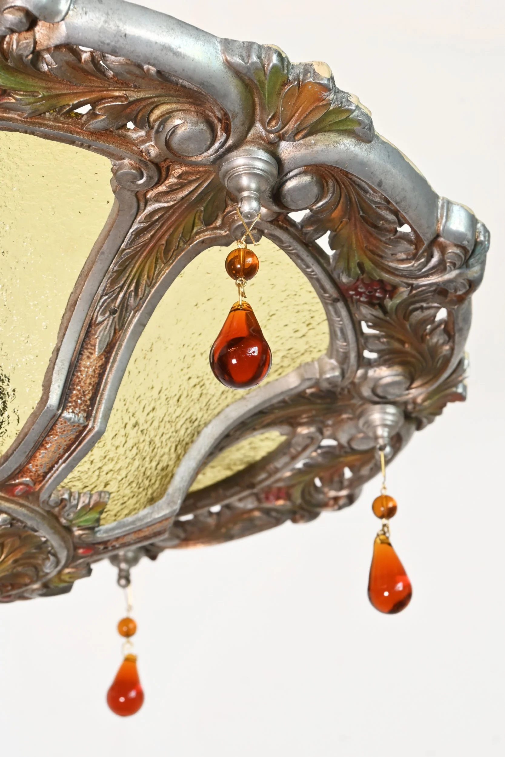 24912+polychrome+flushmount+with+amber+textured+glass+and+amber+teardrops+4.jpg