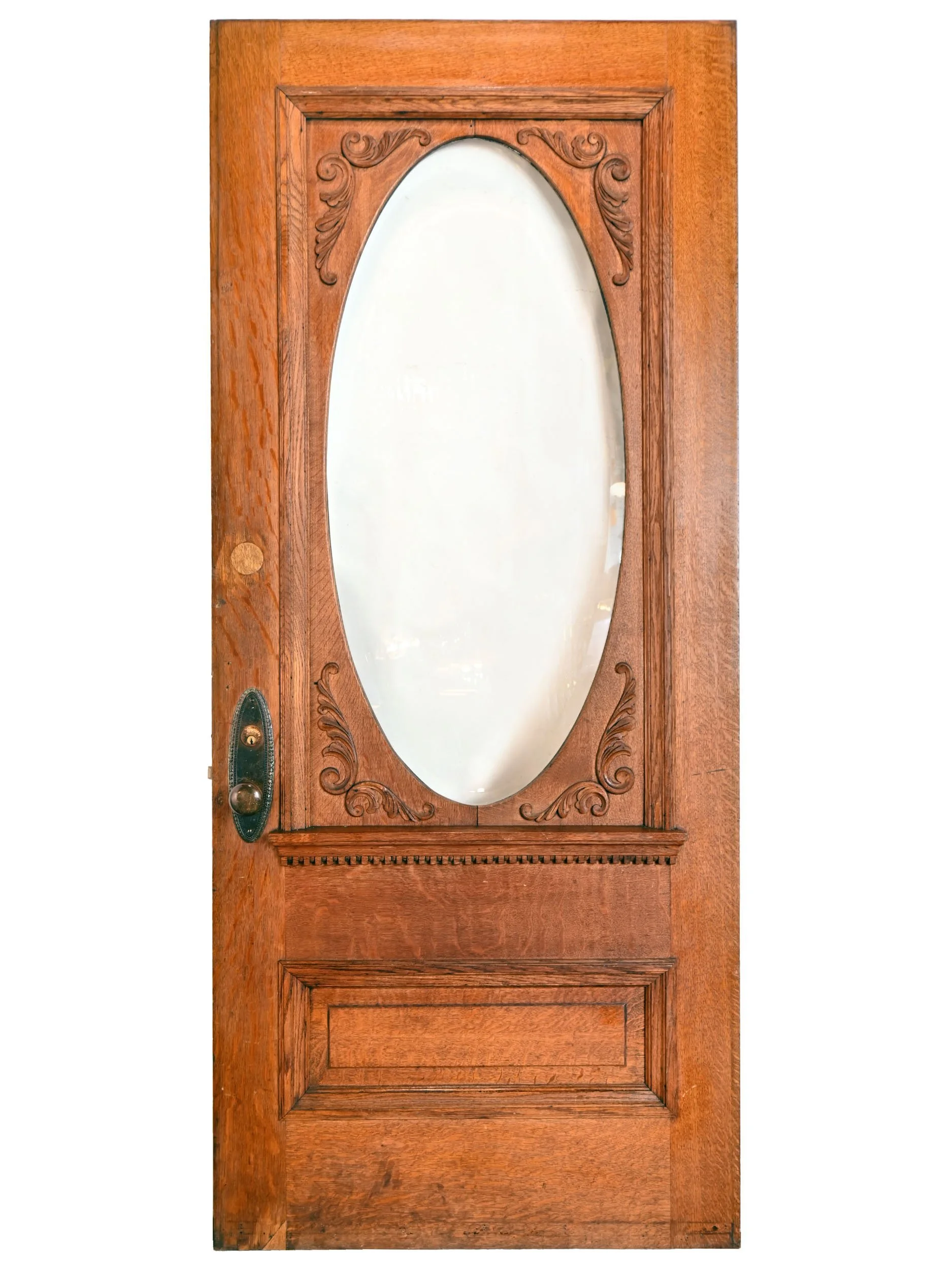 24783+carved+quarter+sawn+oak+entry+door+with+beveled+oval+window+1.jpg