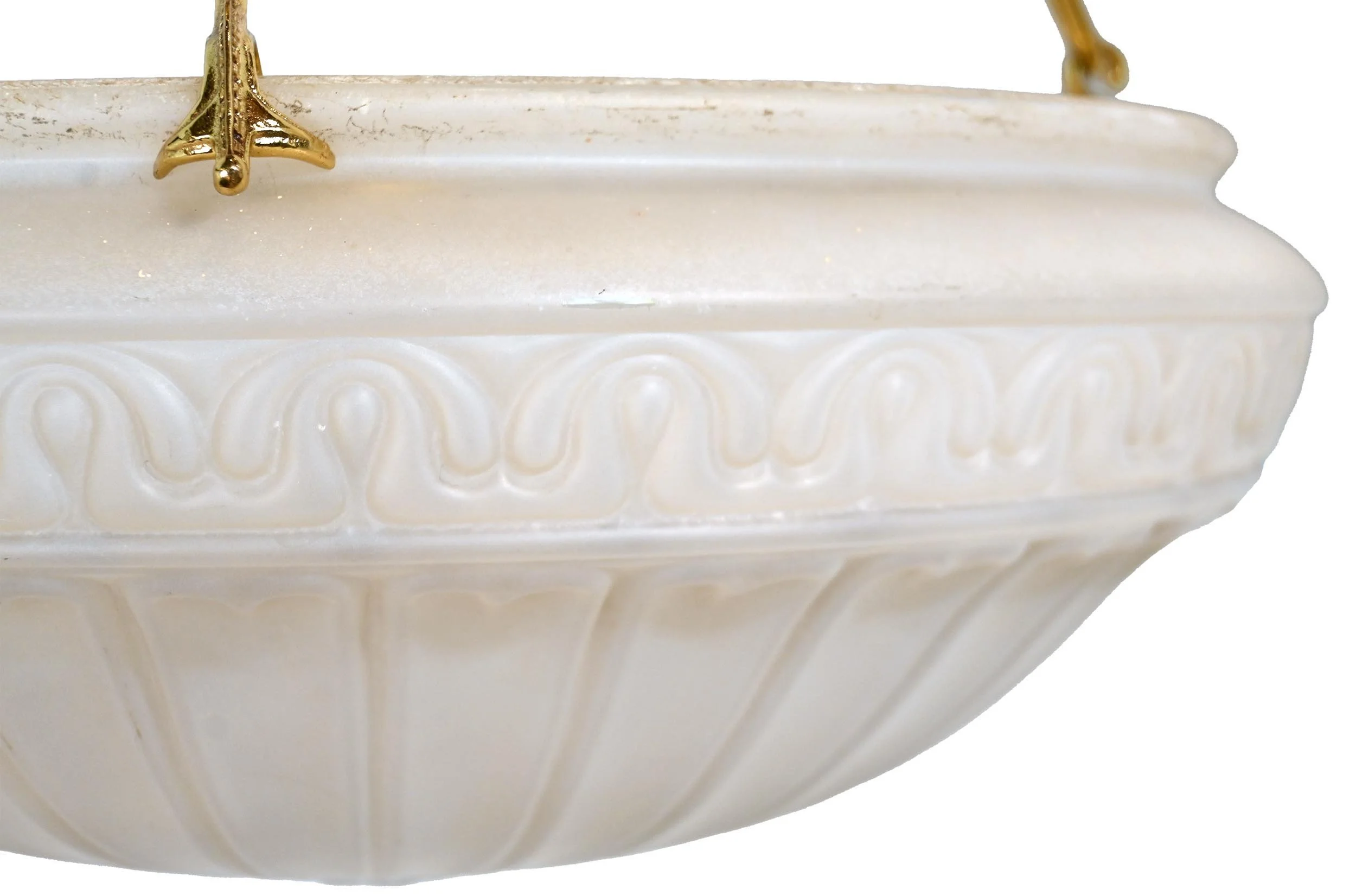 24978+polished+brass+three+chain+flush+mount+with+frosted+lambstongue+bowl+3.jpg