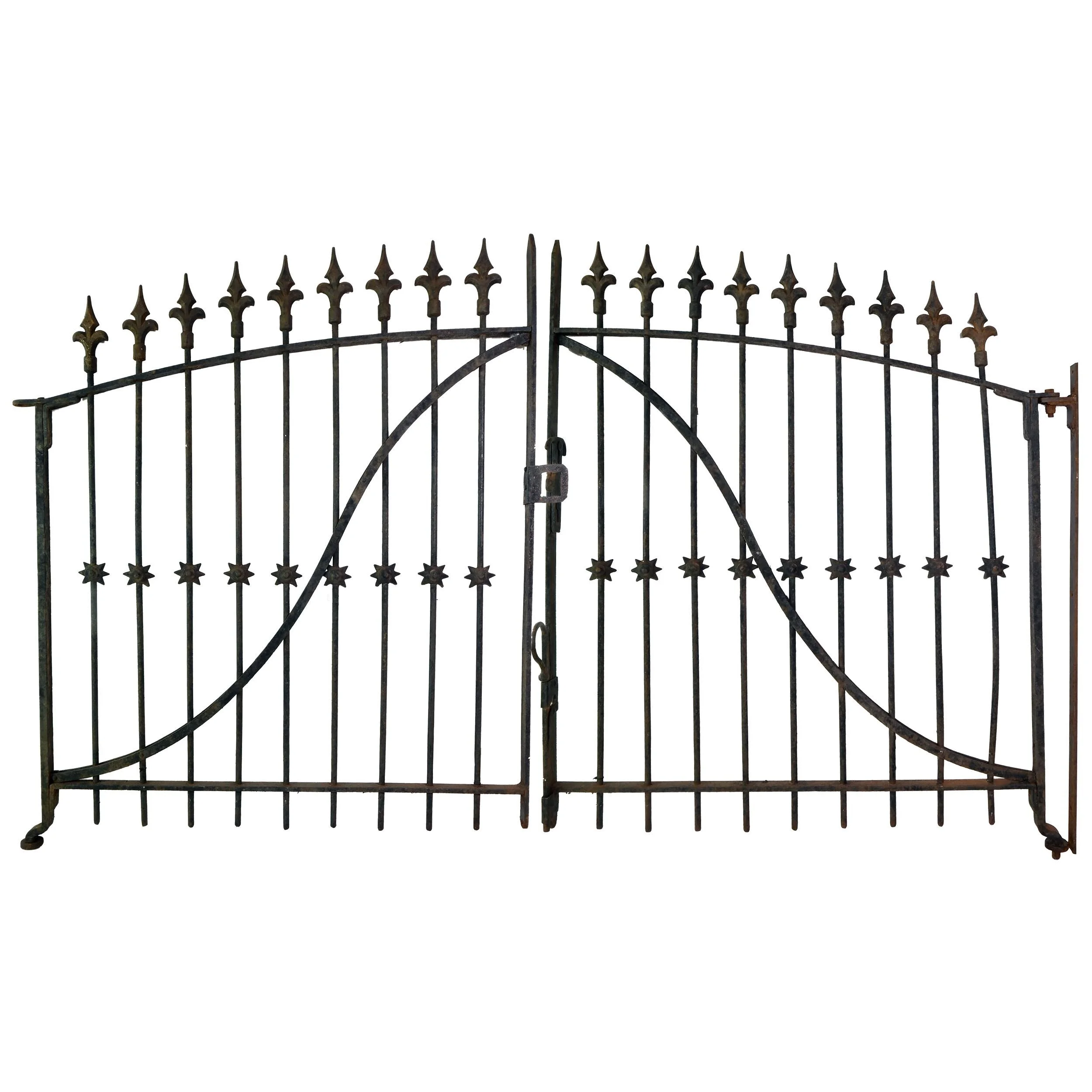 24558+hand+wrought+double+gates+6.jpg