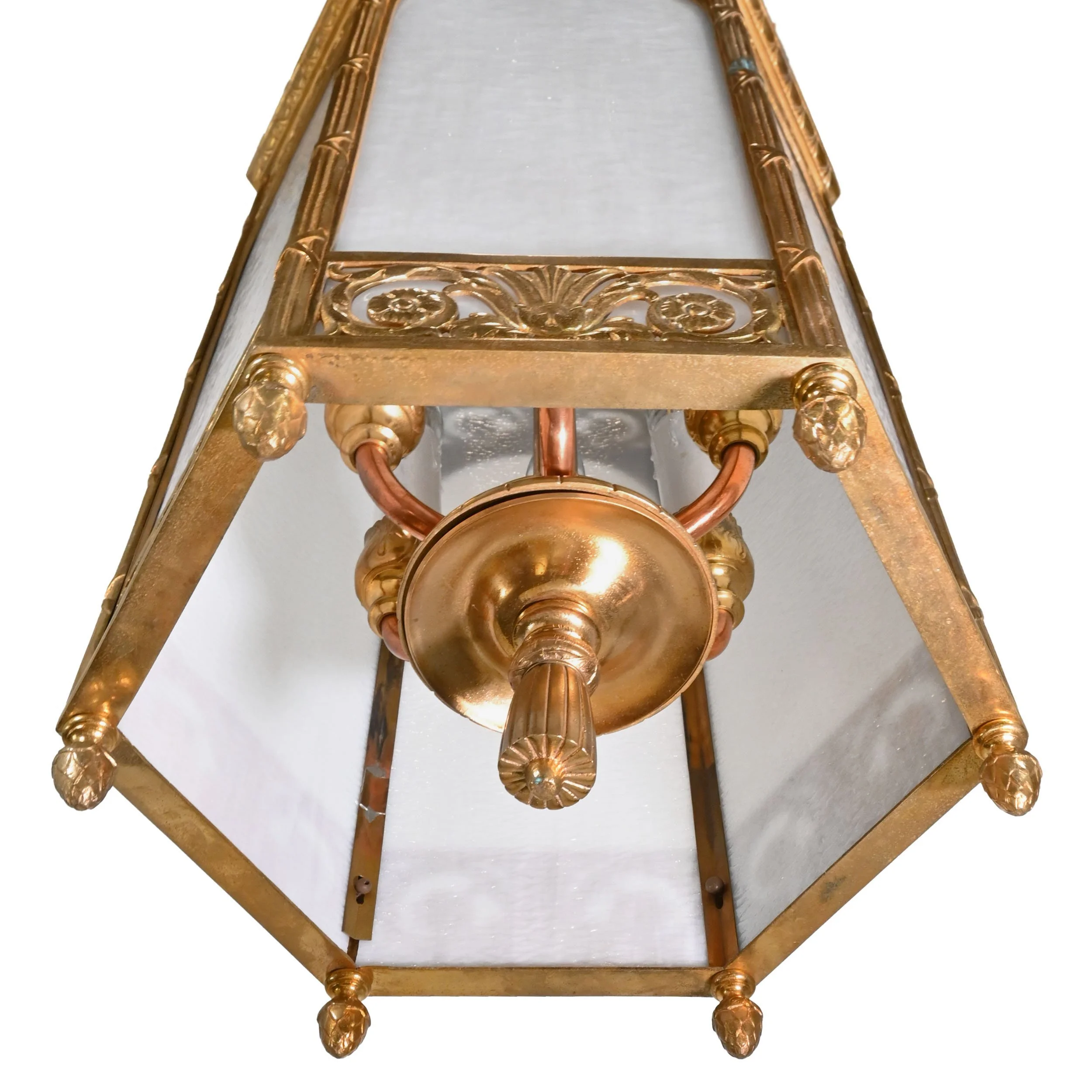 49750+large+bronze+and+brass+beardslee+lantern+pendant+with+wispy+white+slag+glass+6.jpg
