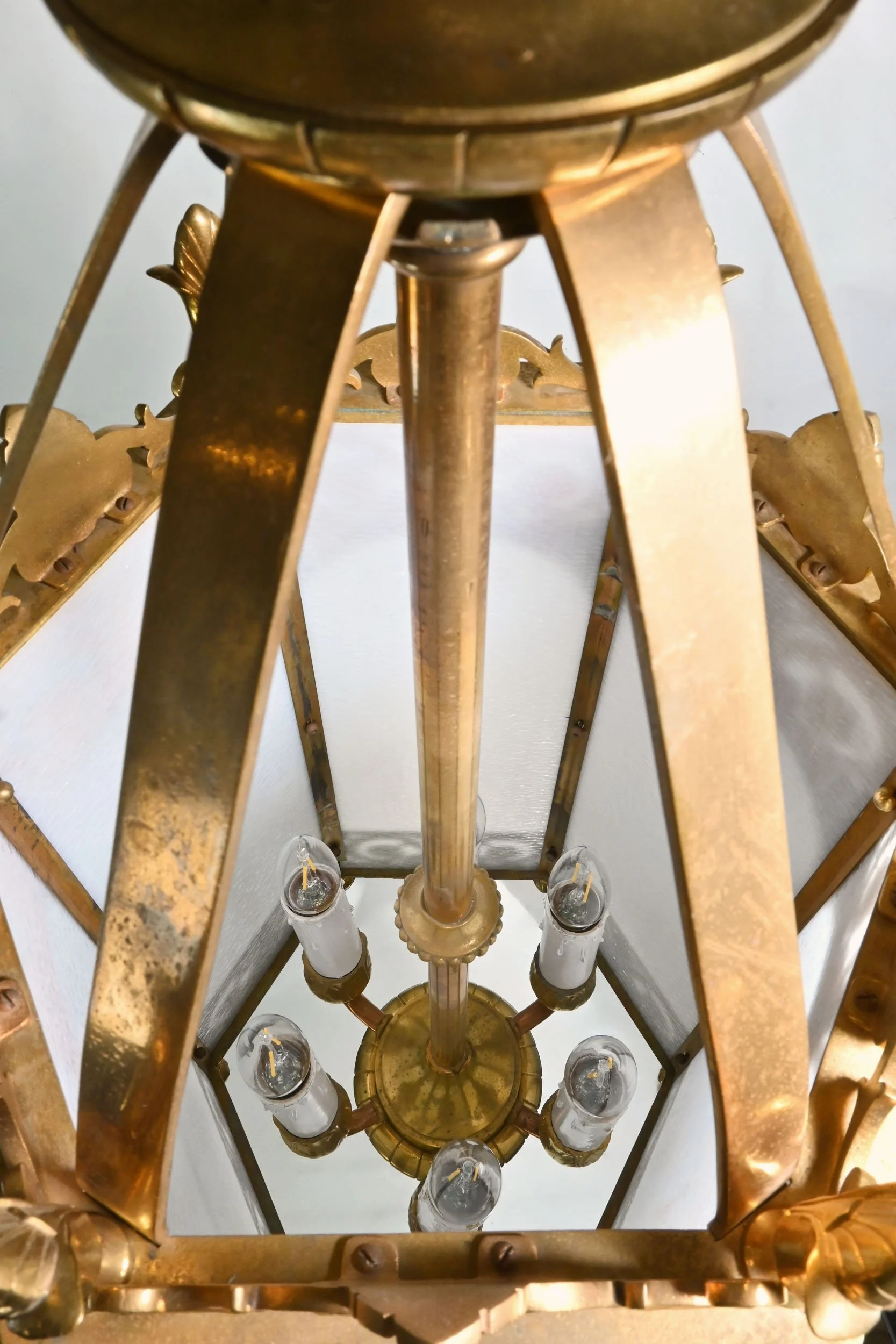 49750+large+bronze+and+brass+beardslee+lantern+pendant+with+wispy+white+slag+glass+5.jpg