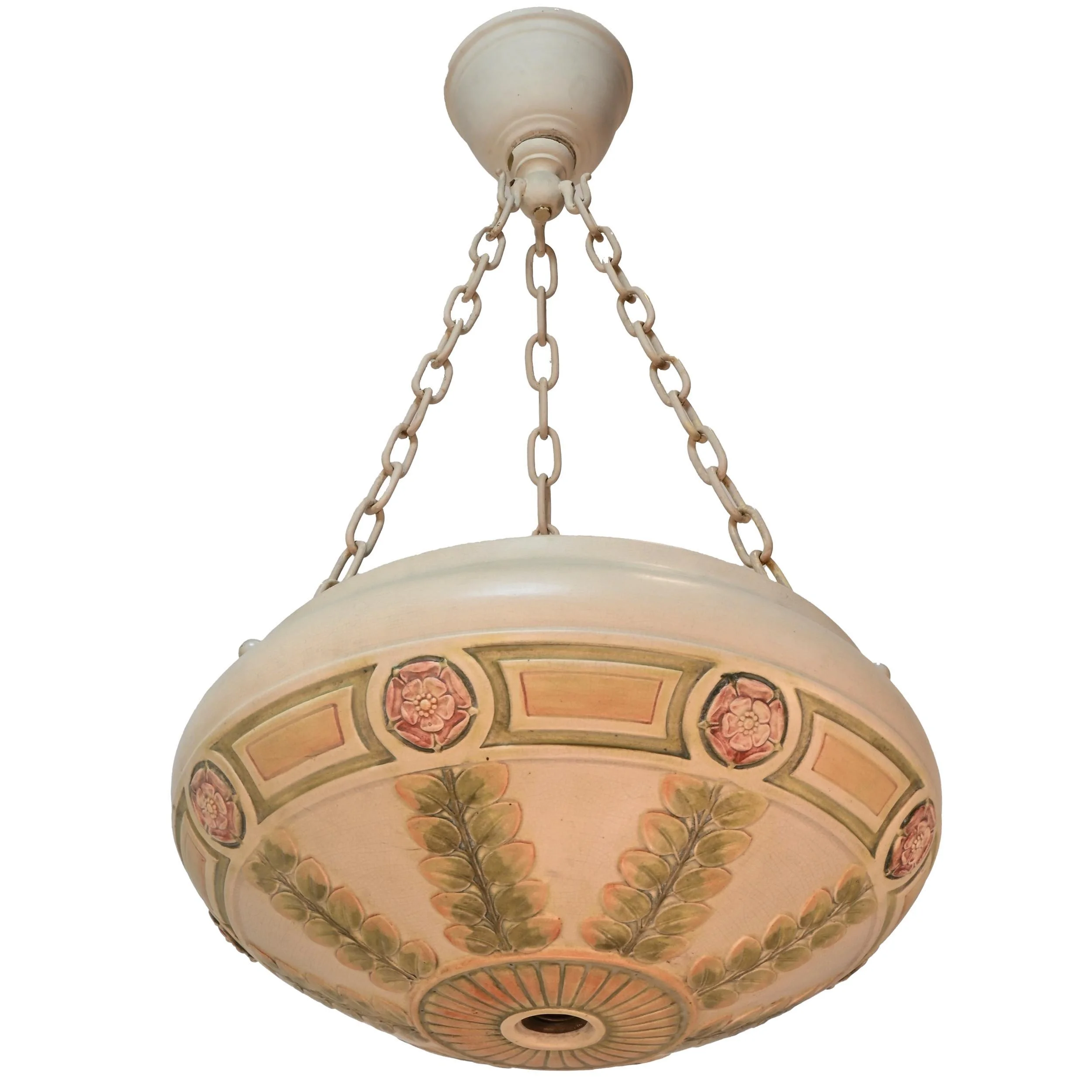 25062+weller+arts+crafts+pottery+bowl+chandelier+5.jpg
