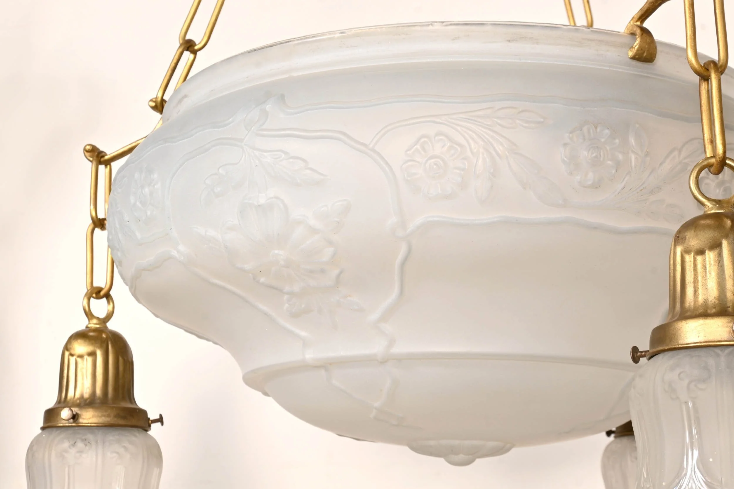 47299+three+chain+brass+art+nouveau+bowl+fixture+with+three+satellite+shades+3.jpg