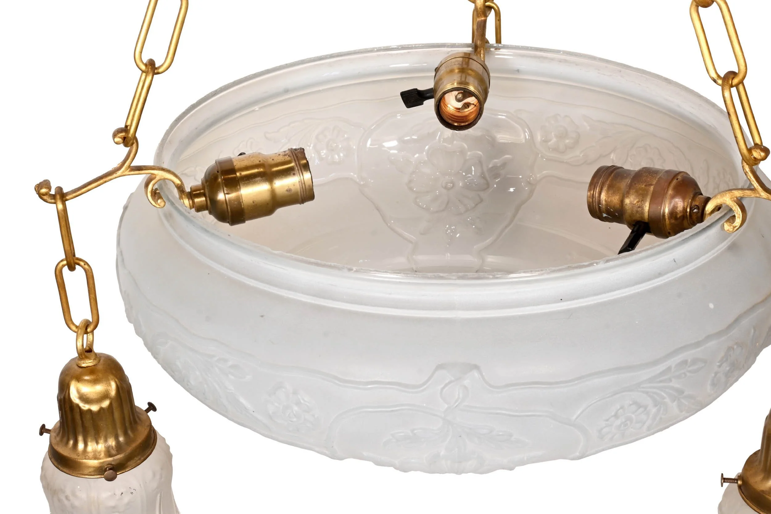 47299+three+chain+brass+art+nouveau+bowl+fixture+with+three+satellite+shades+5.jpg