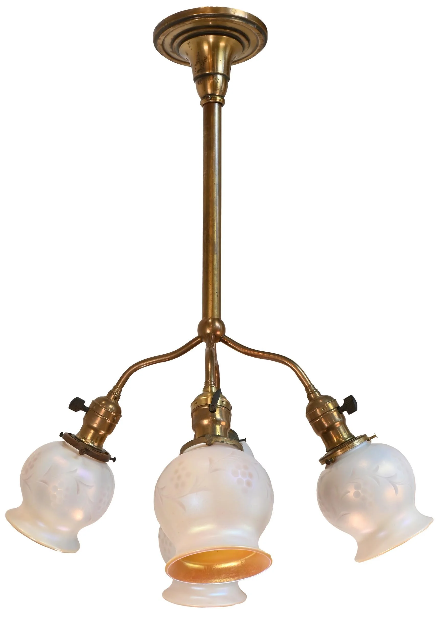 62924+brass+5+shade+chandelier+steuben+hand+cut+calcite+shades+1.jpg
