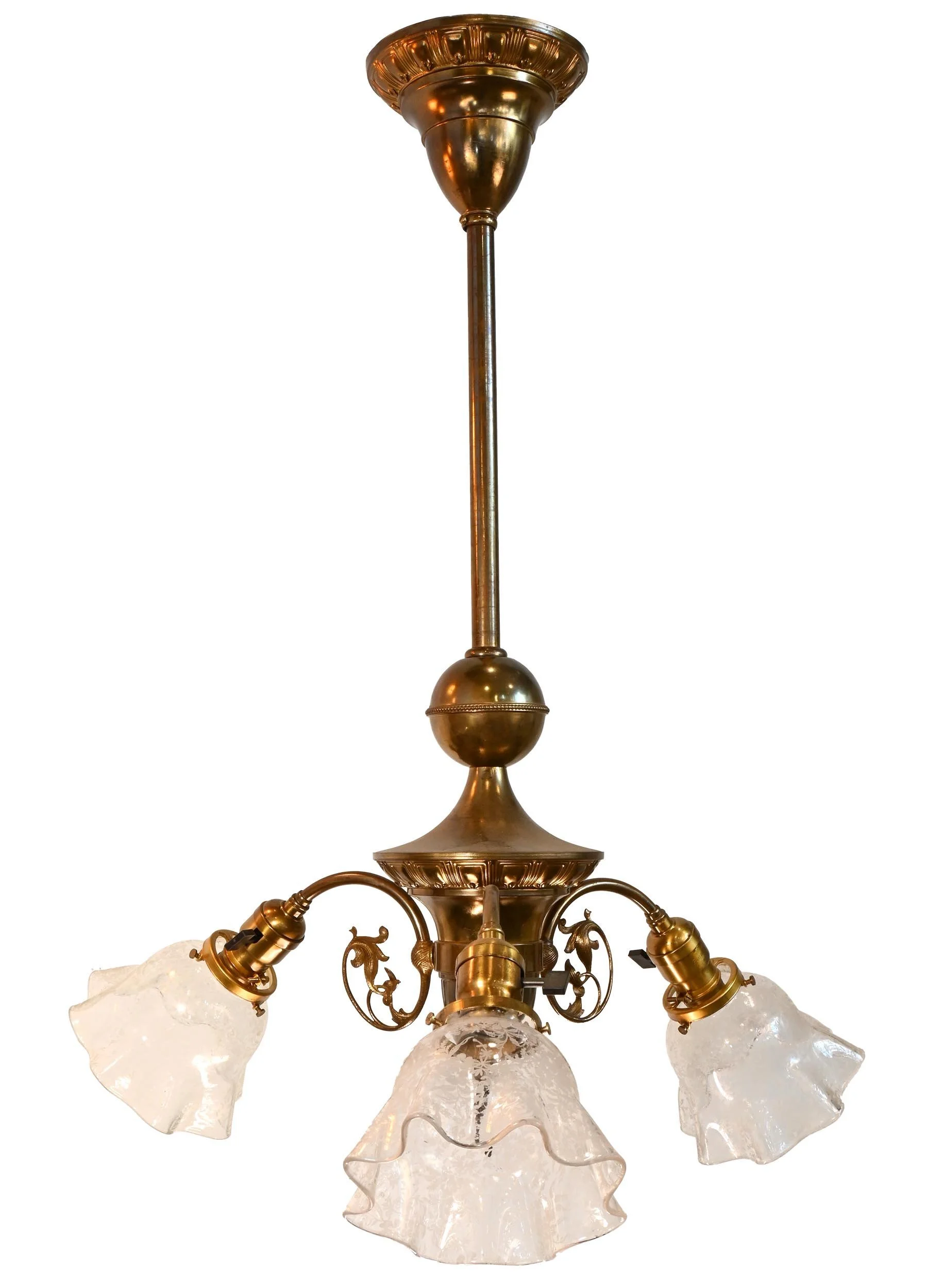 26015+brass+3+arm+miller+chandelier+with+etched+shades+1.jpg