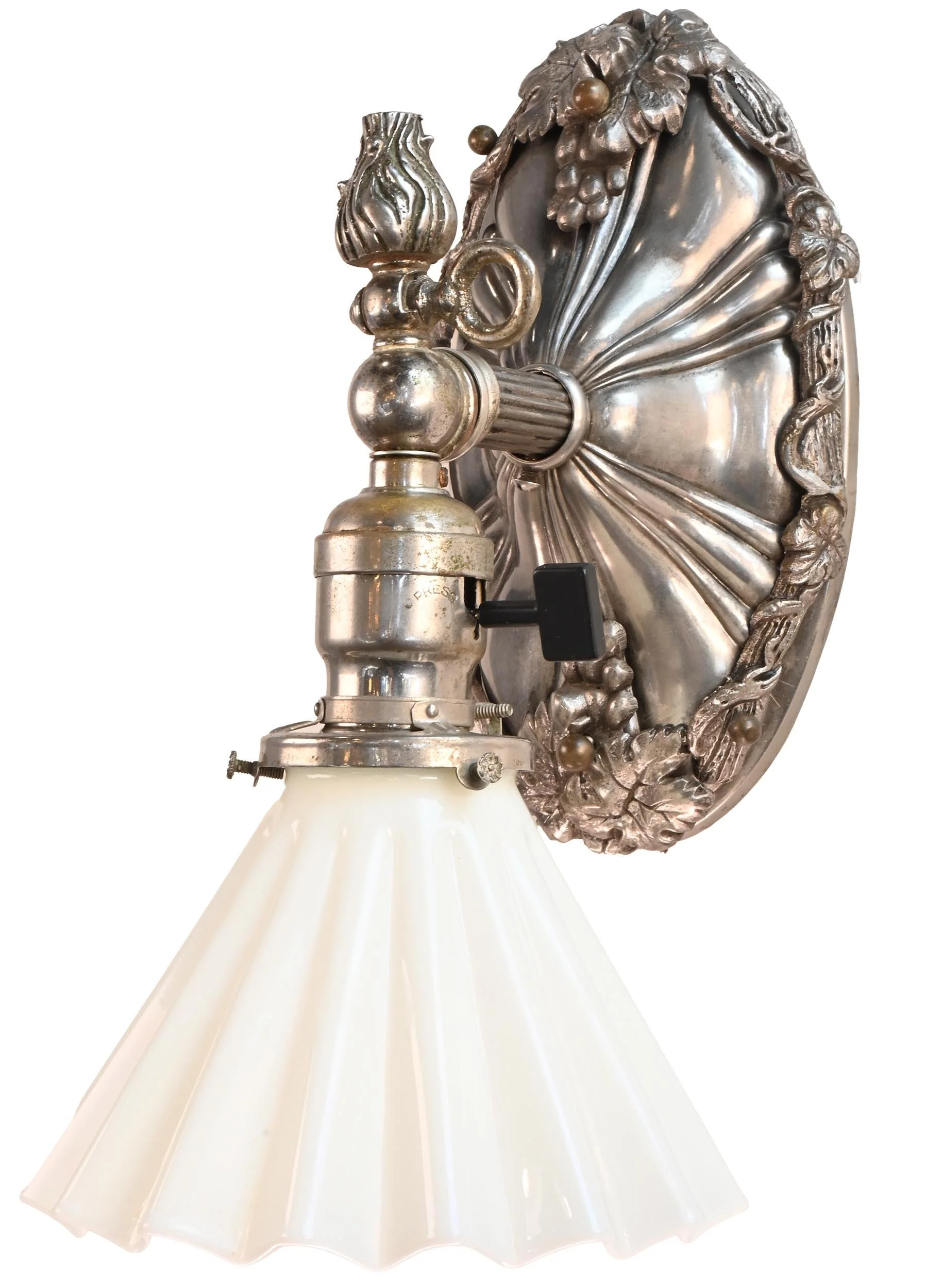 26020+grape+encrusted+silver+sconce+with+skirted+shade+3.jpg
