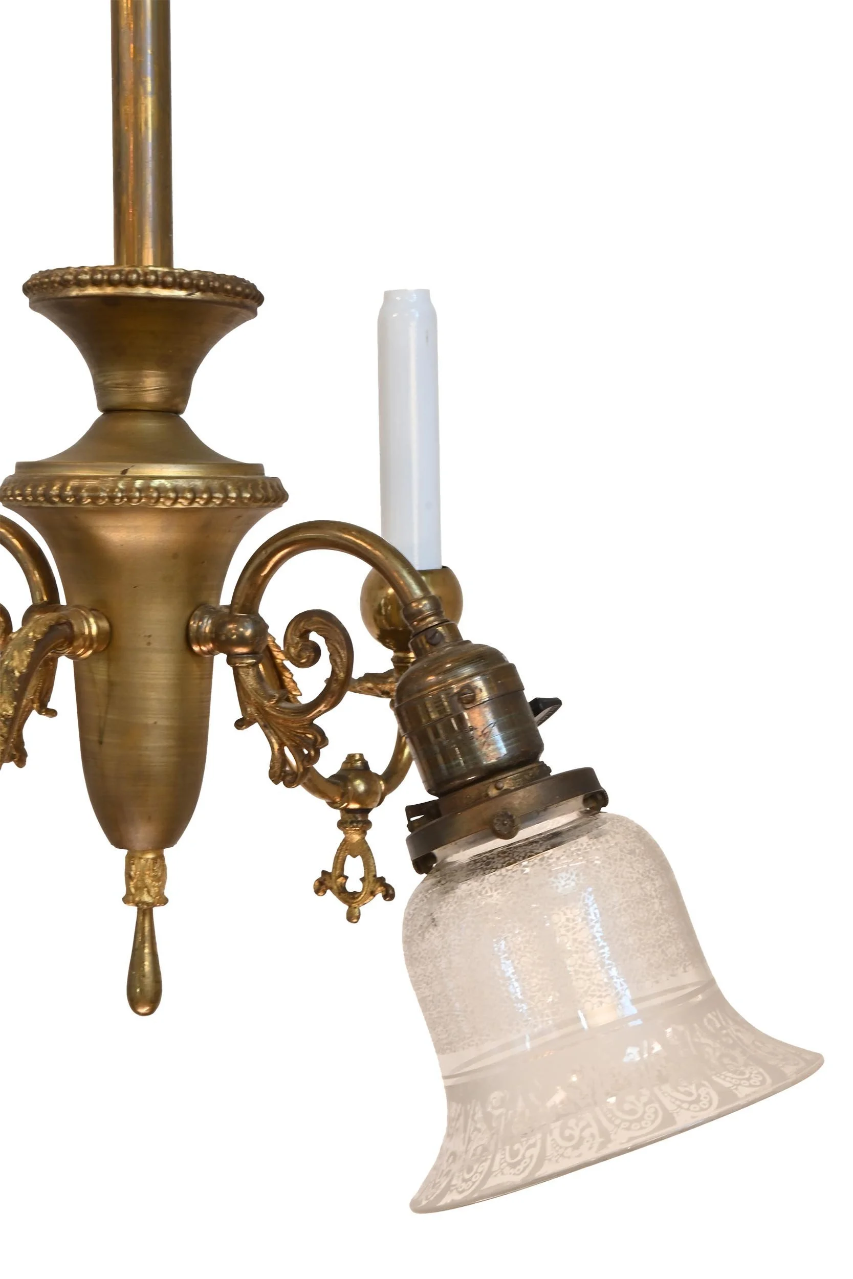 26030+gas+electric+2+and+2+etched+shade+brass+chandelier+3.jpg