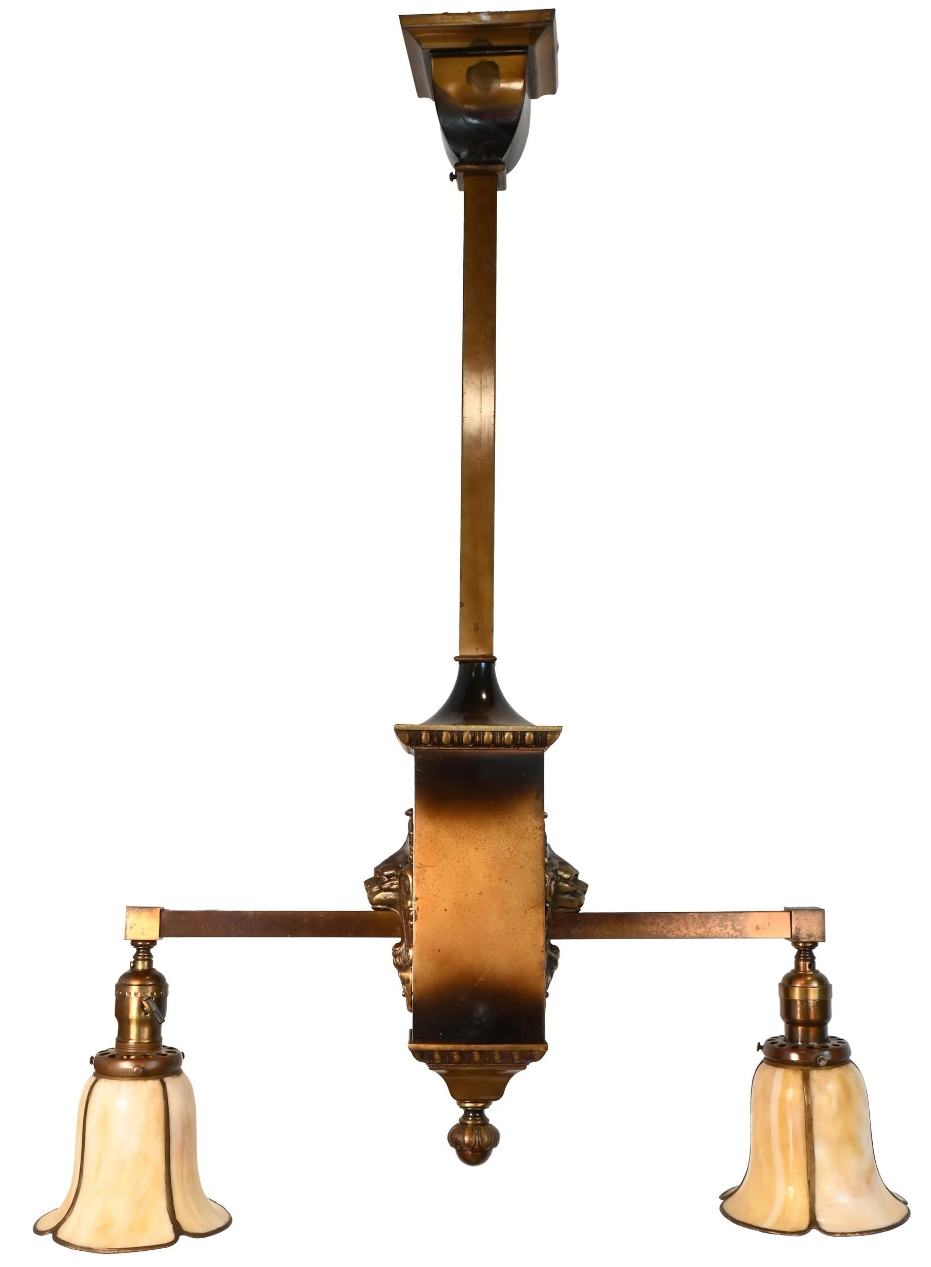 26014+2+arm+lion+face+mission+chandelier+with+copper+banded+shades+4.jpg