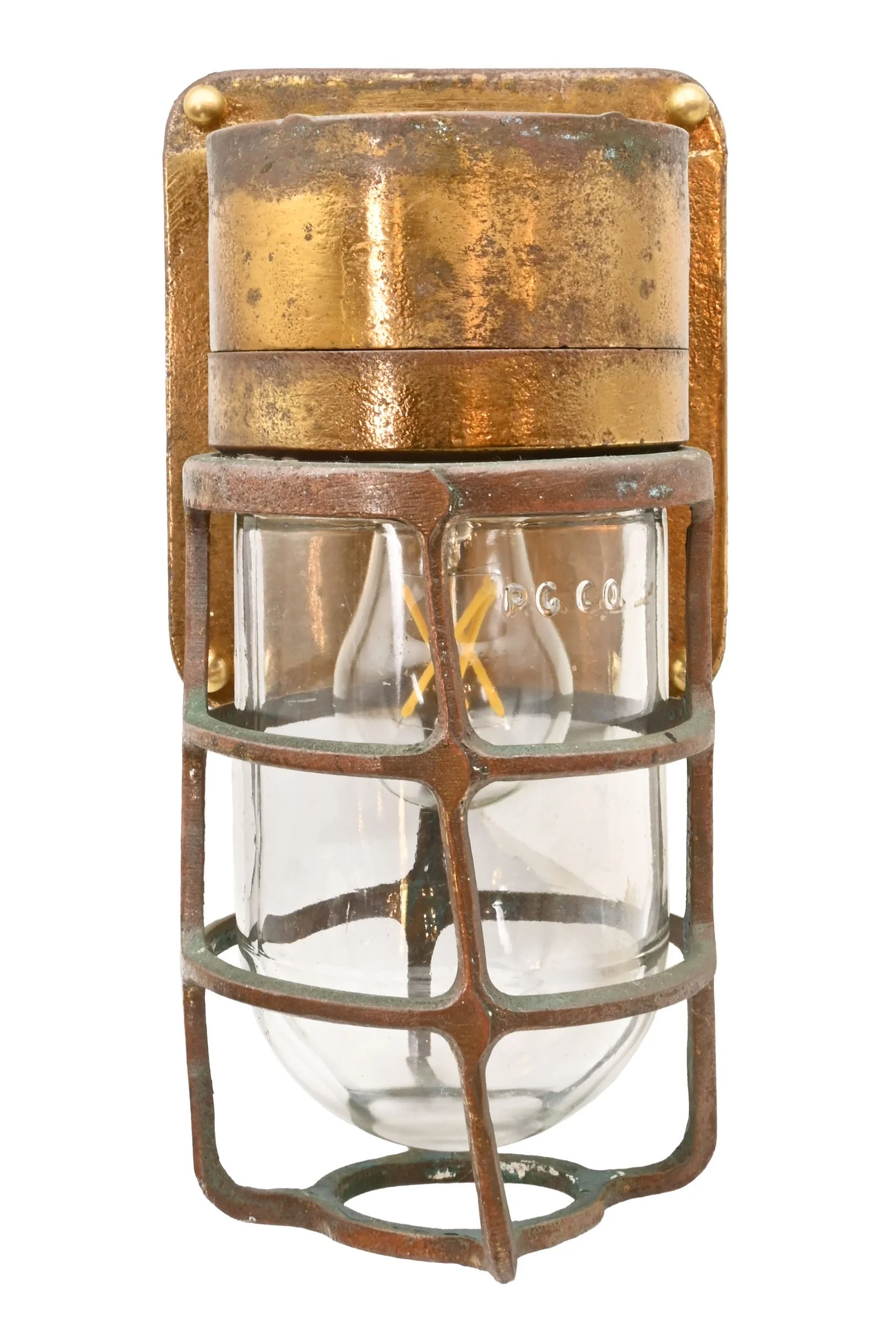 25228+cast+brass+russell+and+stoll+industrial+caged+sconce+pair.jpg