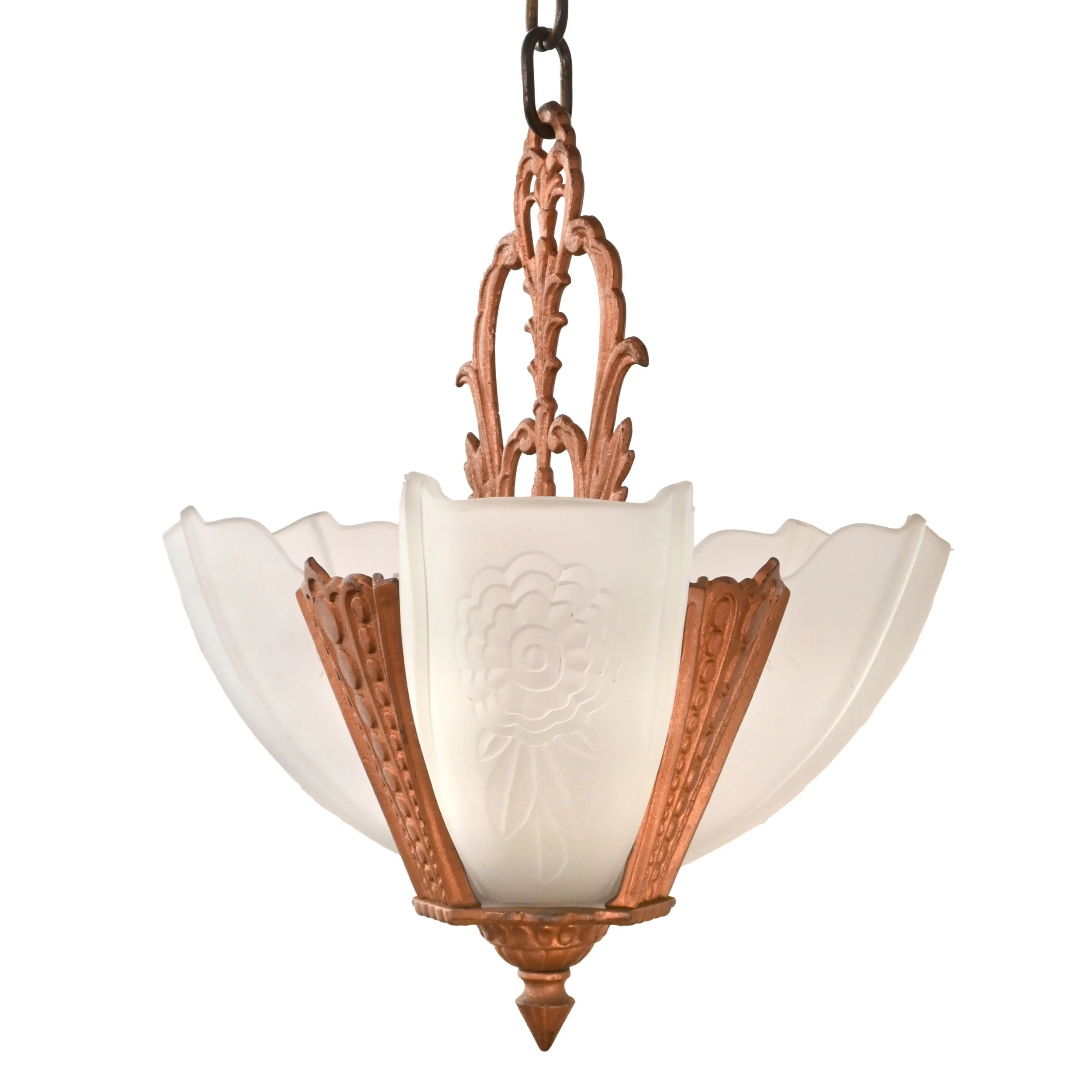 26070+markel+cast+iron+three+shade+chandelier+with+frosted+flower+shades+1.jpg