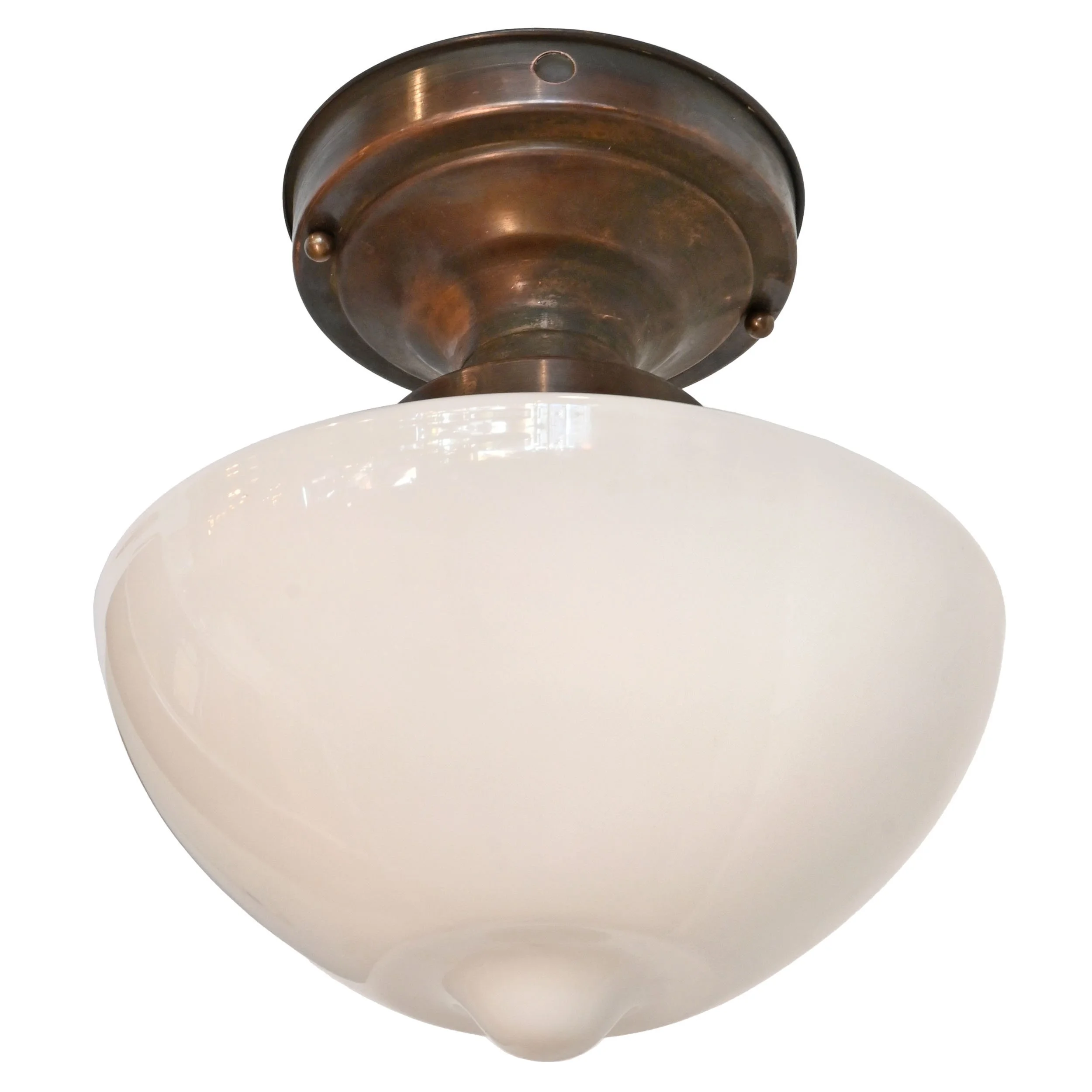 25201+art+deco+pointed+schoolhouse+shade+on+brass+flush+fixture+2.jpg