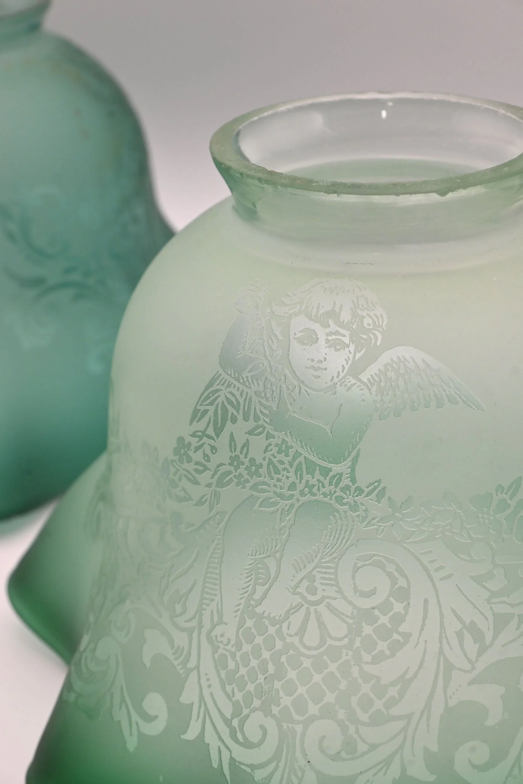 26061+pair+of+teal+frosted+shades+with+etched+cherub+3.jpg