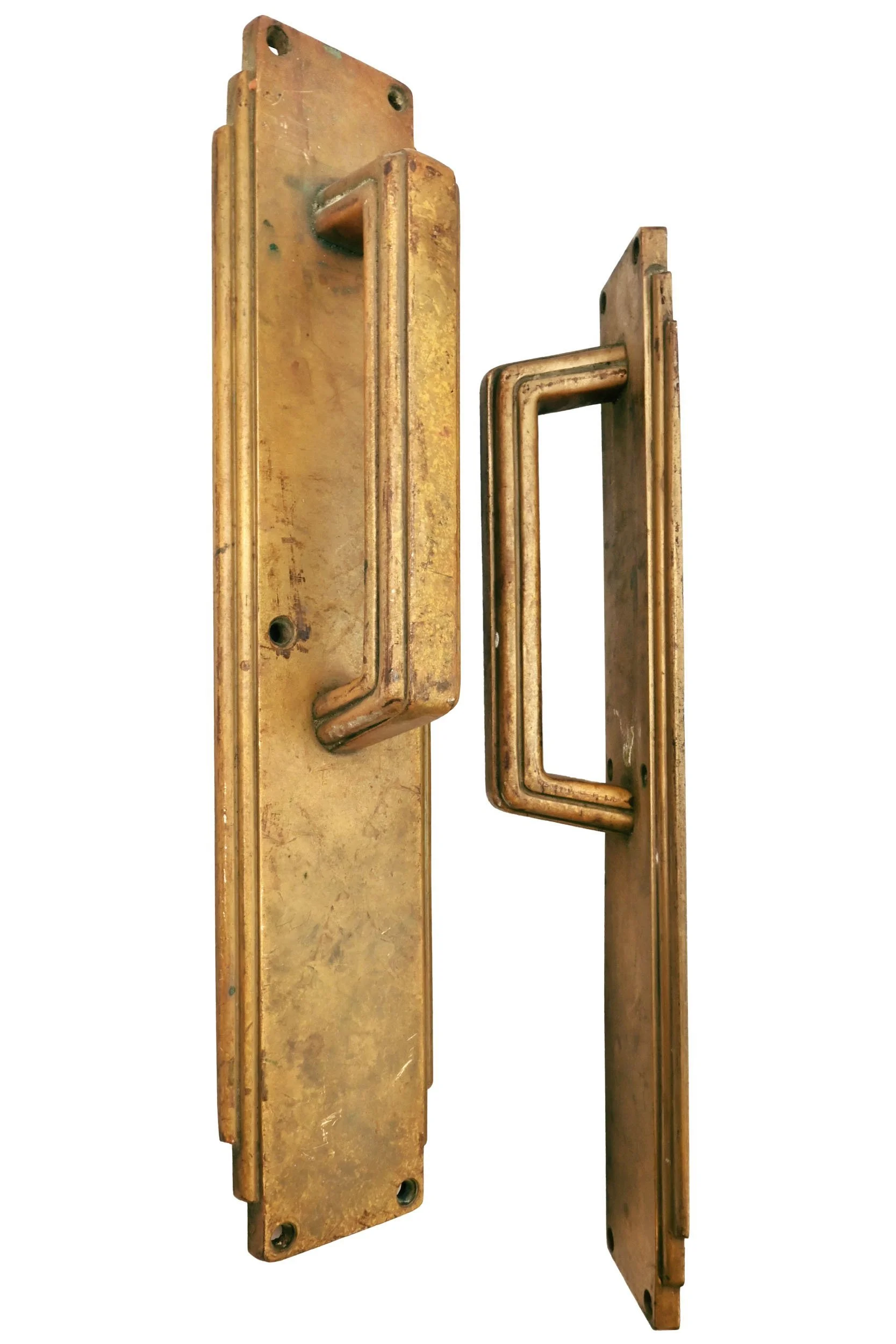 25242+cast+brass+sargent+mfg+art+deco+door+pull+pair+1.jpg