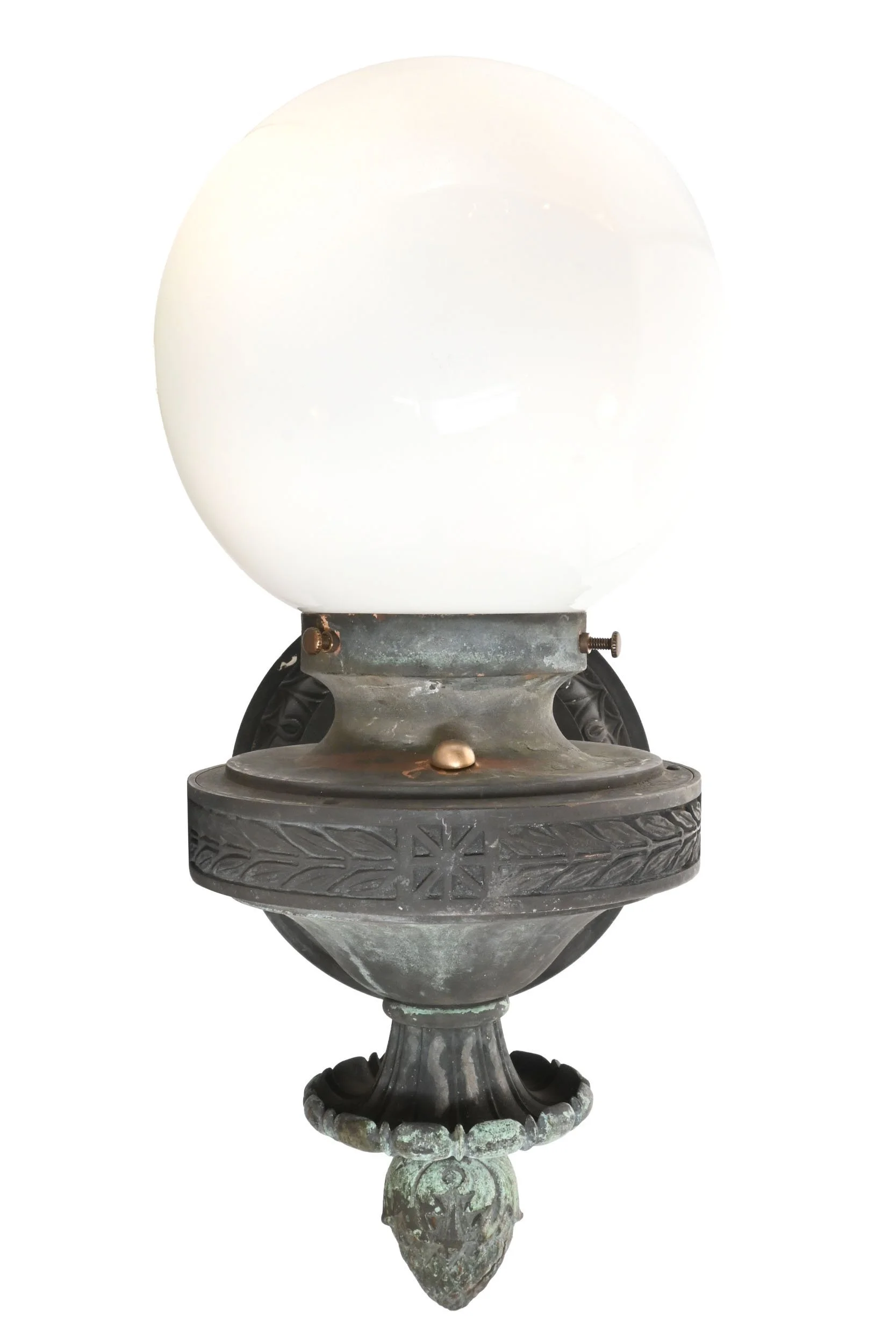 61415+neoclassical+verde+gris+bronze+sconce+with+white+globe+3.jpg