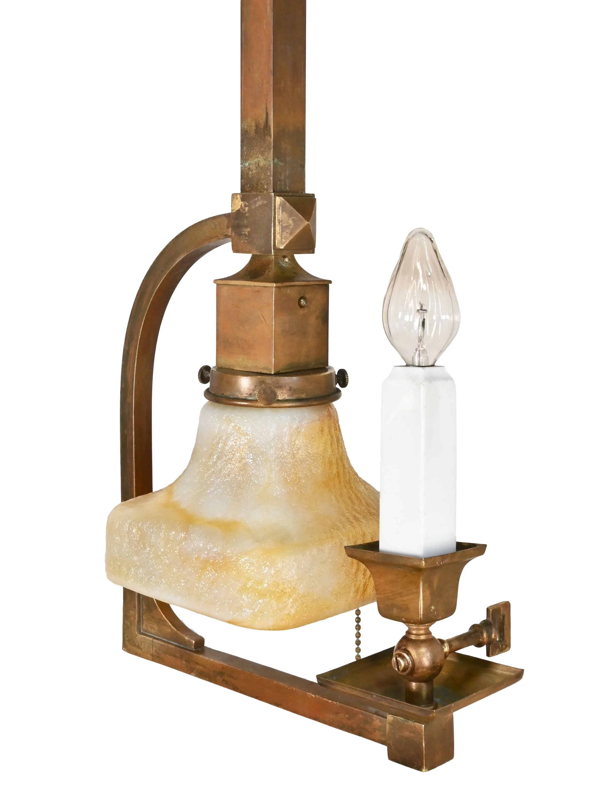26118+eastlake+aesthetic+movement+gas+electric+brass+pendant+with+square+slag+shade+3.jpg