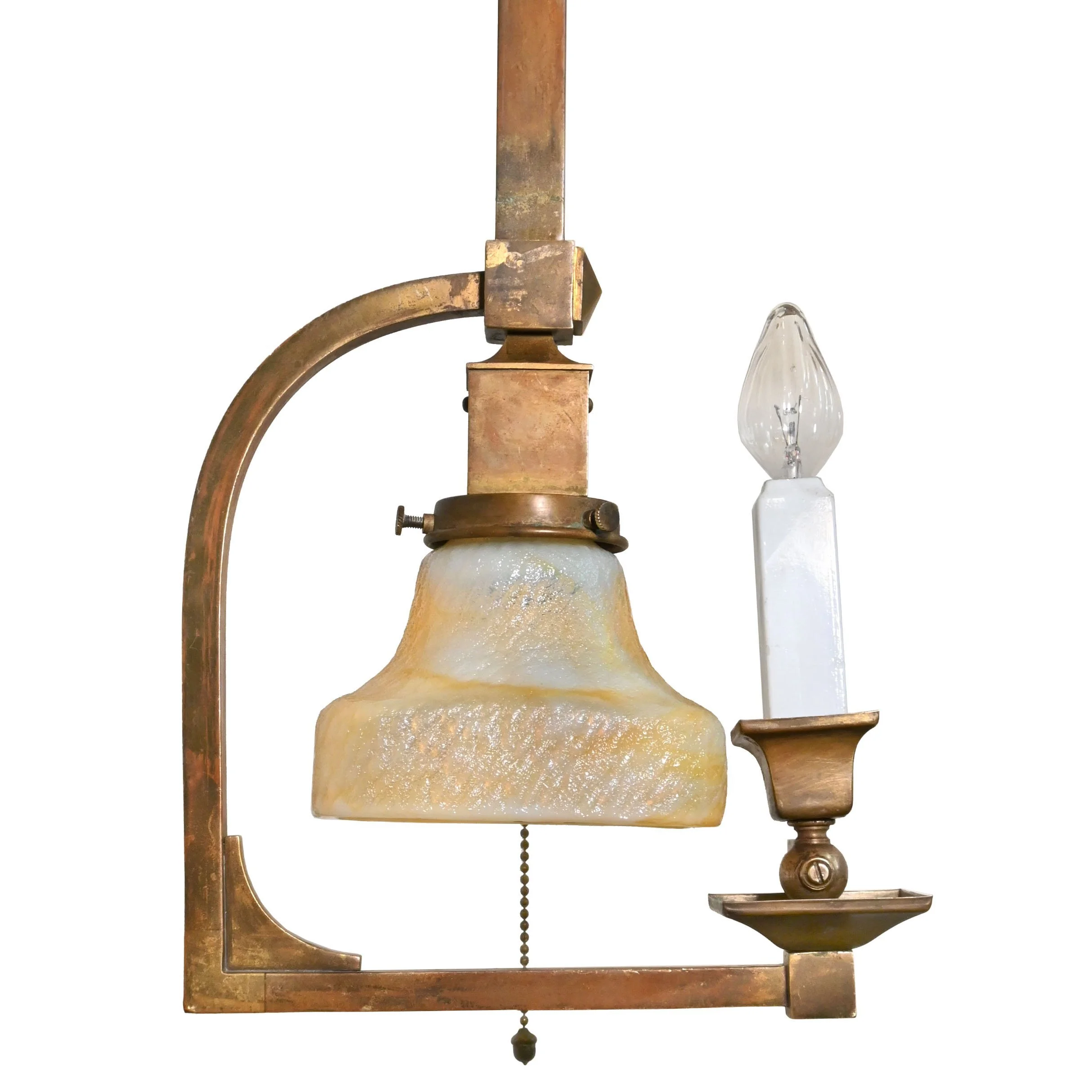 26118+eastlake+aesthetic+movement+gas+electric+brass+pendant+with+square+slag+shade+2.jpg