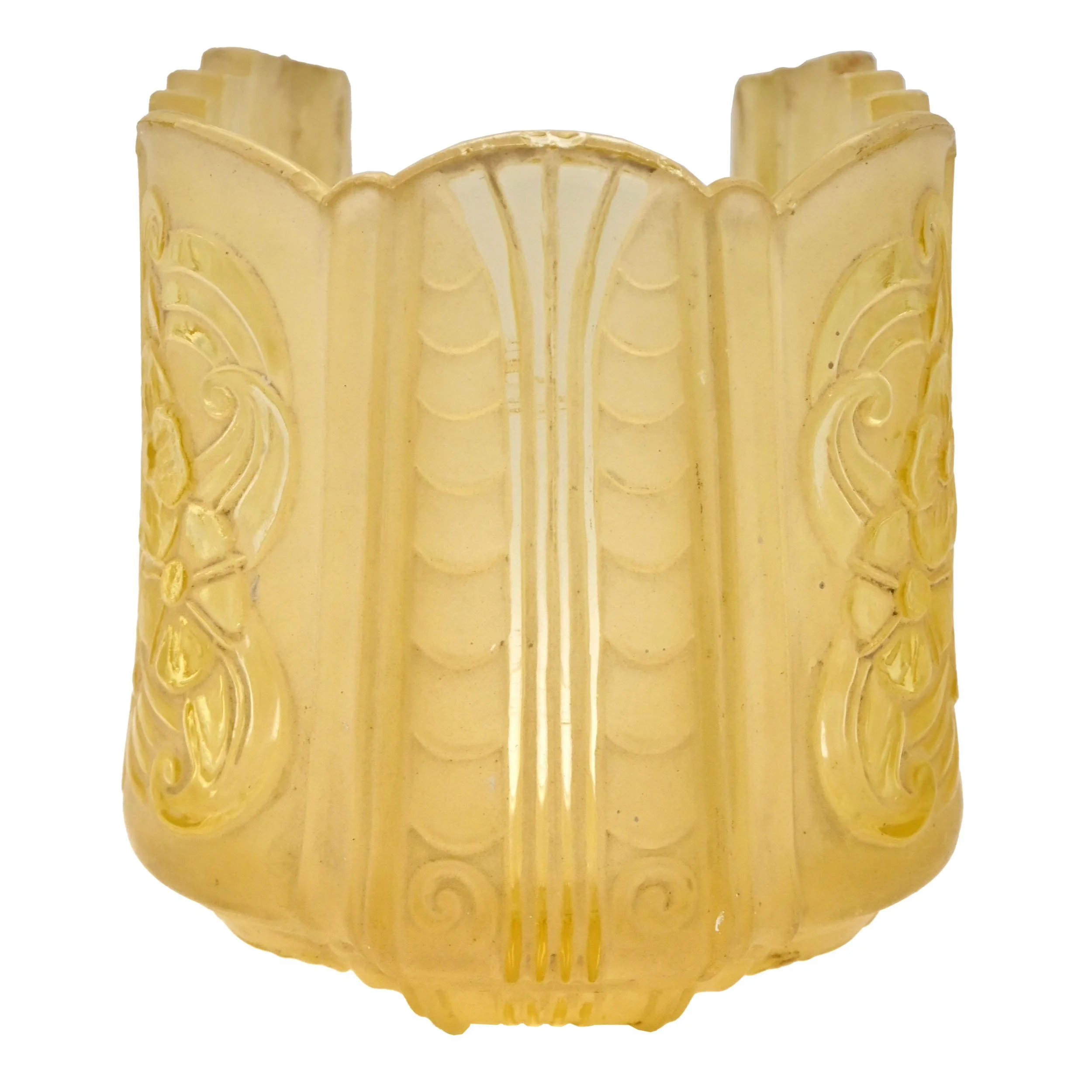 26099+yellow+floral+frosted+and+clear+cast+glass+slip+shade+1.jpg