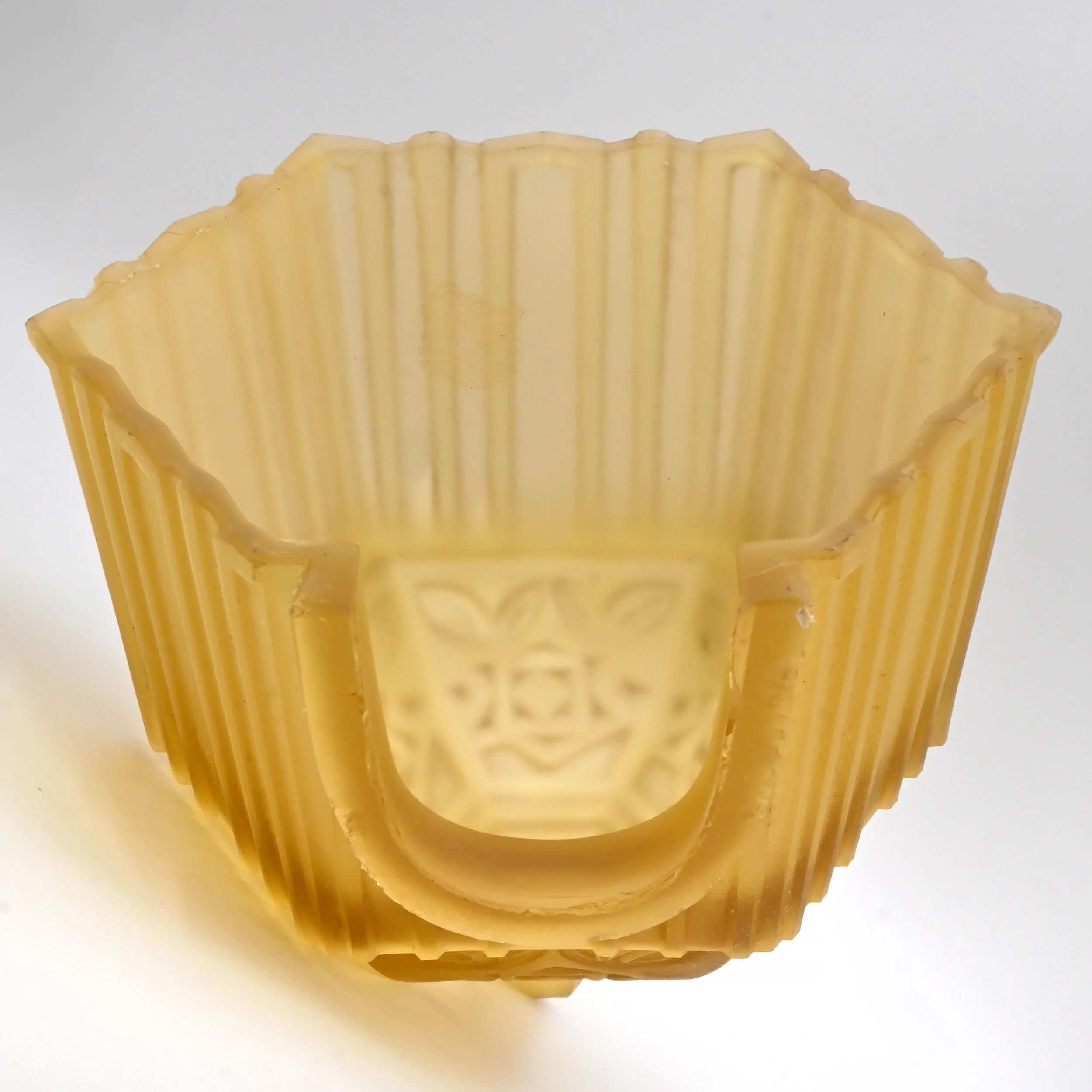 26100+amber+hexagonal+enclosed+cast+glass+slip+shade+3.jpg