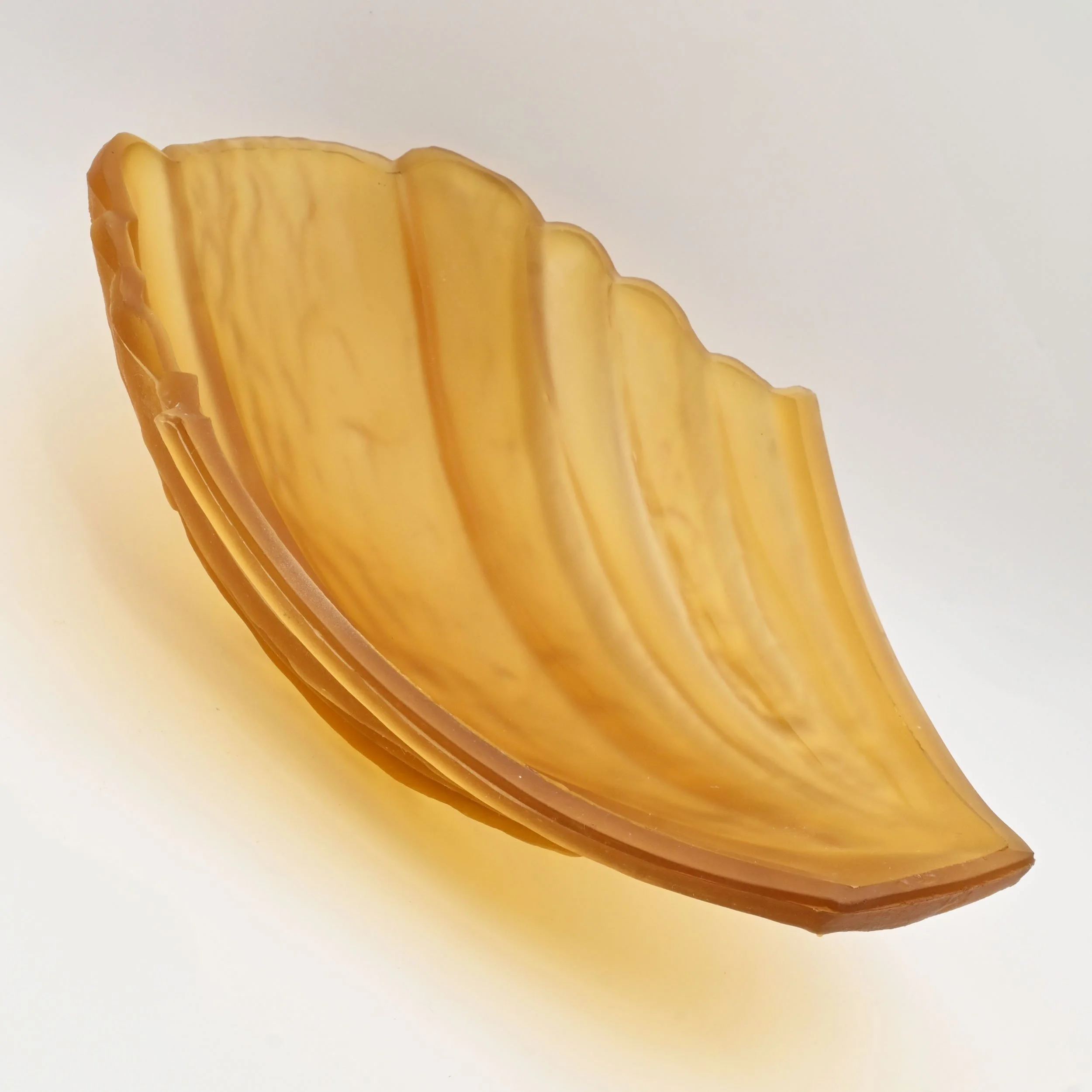26096+amber+cast+glass+slip+shade+with+shell+texture+4.jpg