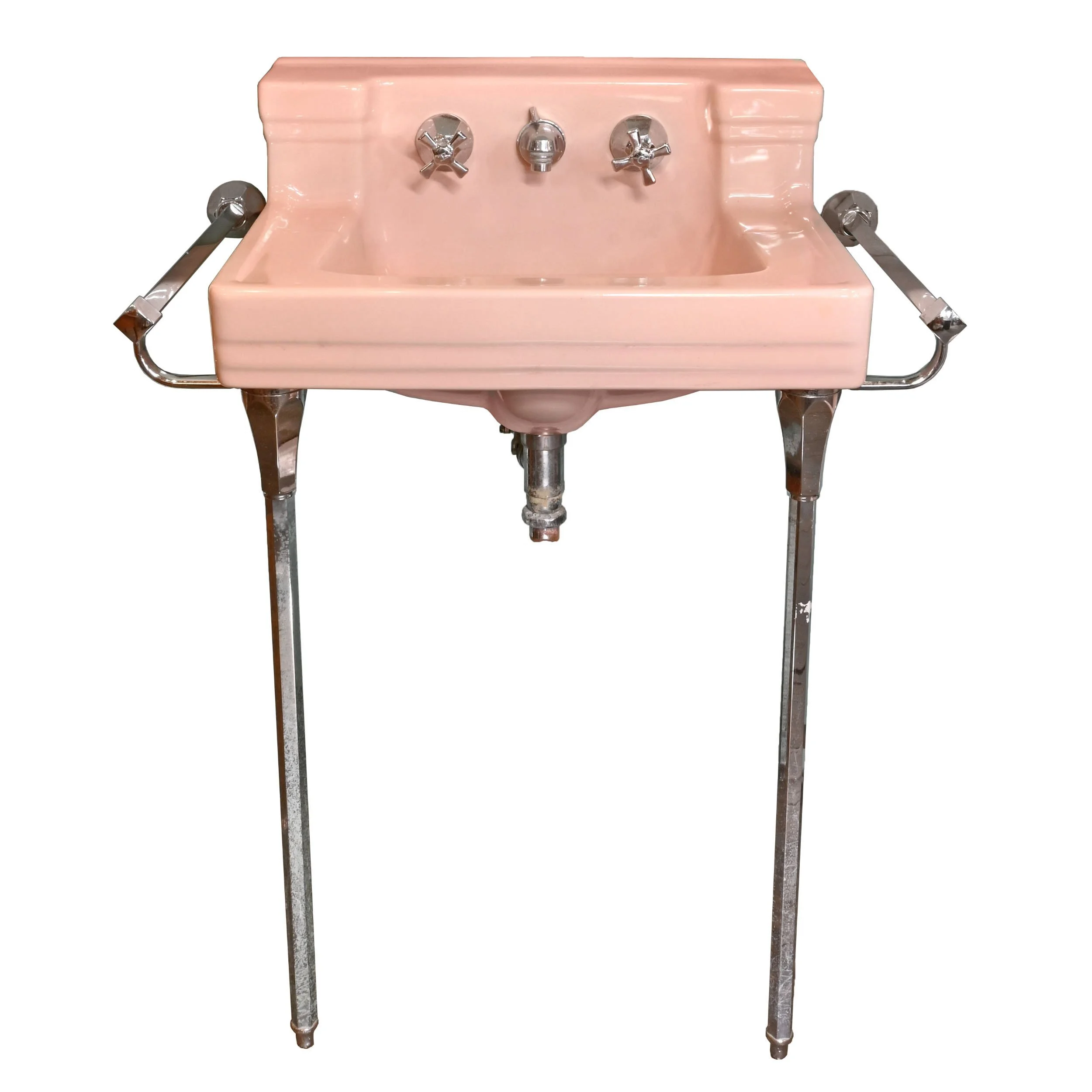25135+pink+standard+sink+with+double+towel+bars+1.jpg