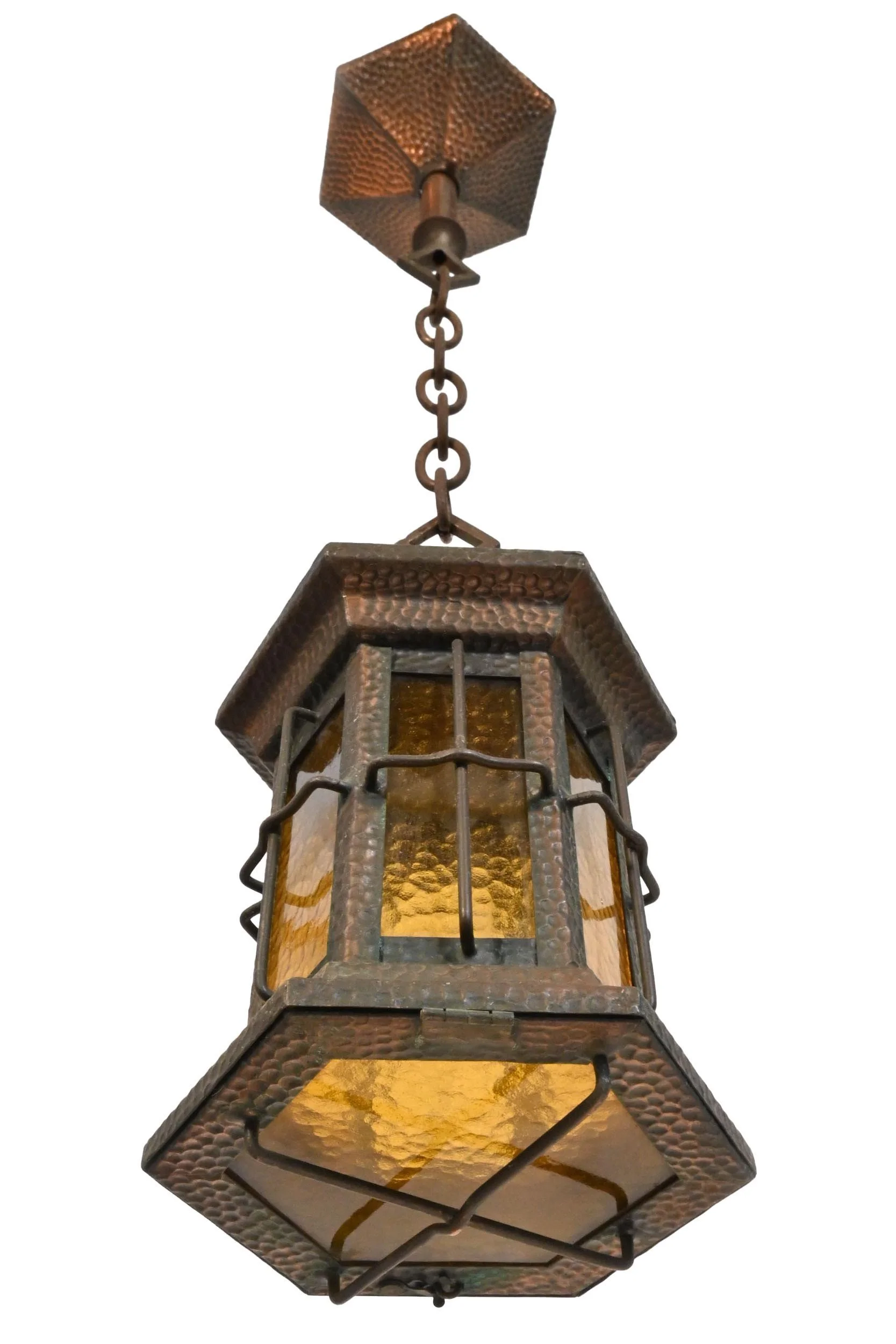 25289+hammered+copper+cottage+pendant+with+textured+amber+glass+3.jpg