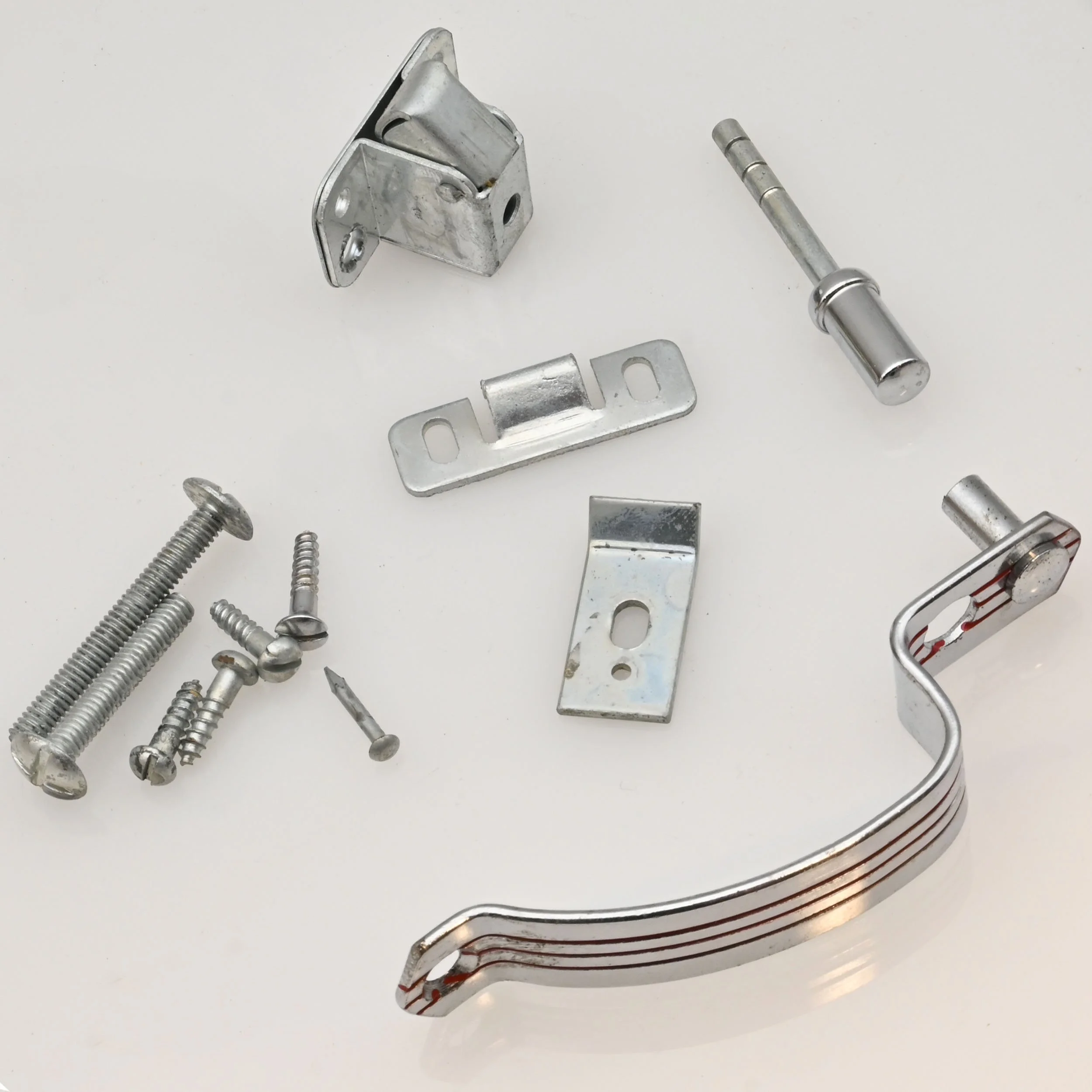 H63182+chromium+new+old+stock+cabinet+latch+with+red+pinstripes+3.jpg