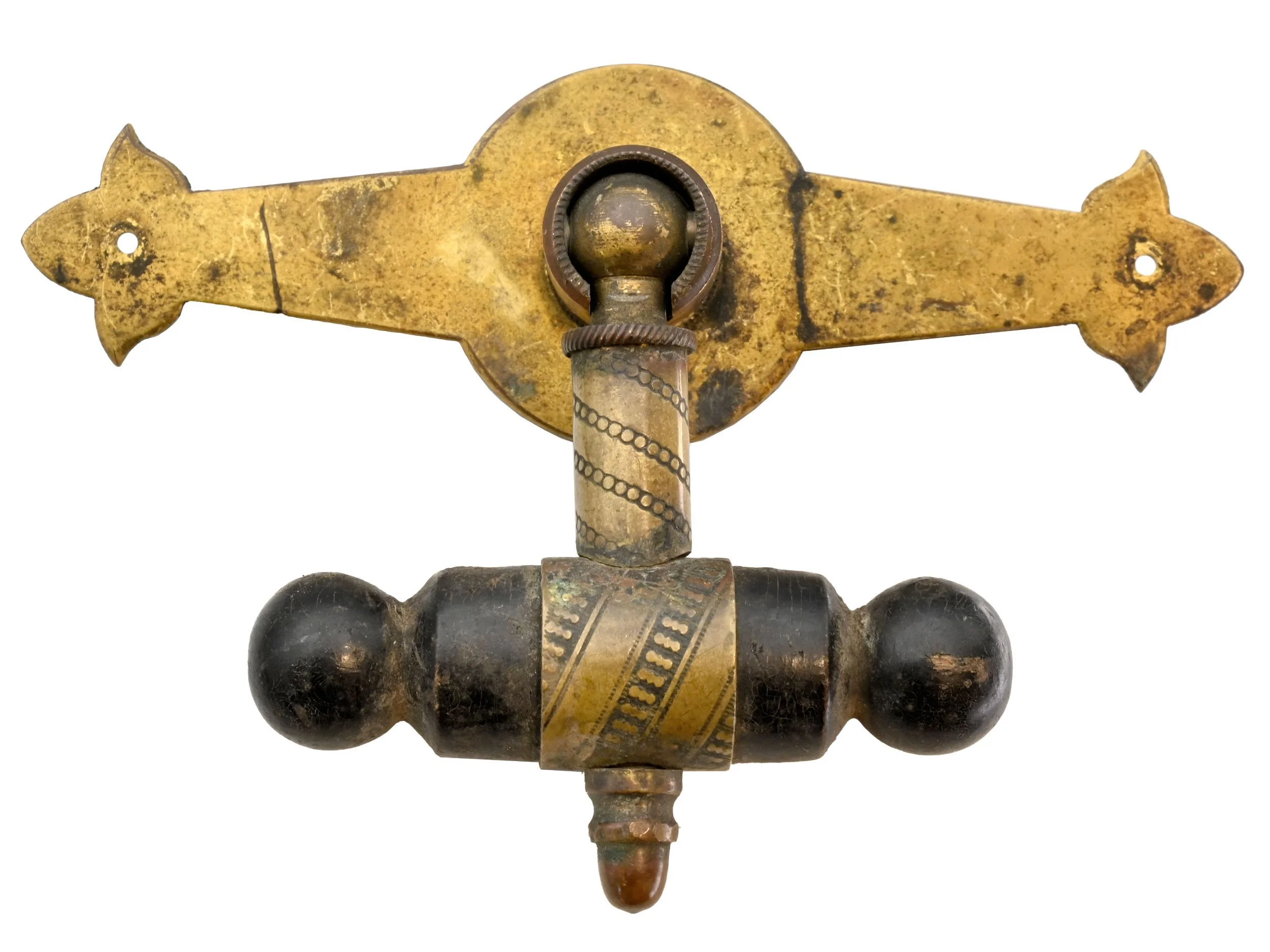 25274+large+brass+and+wood+drop+pulls+1.jpg