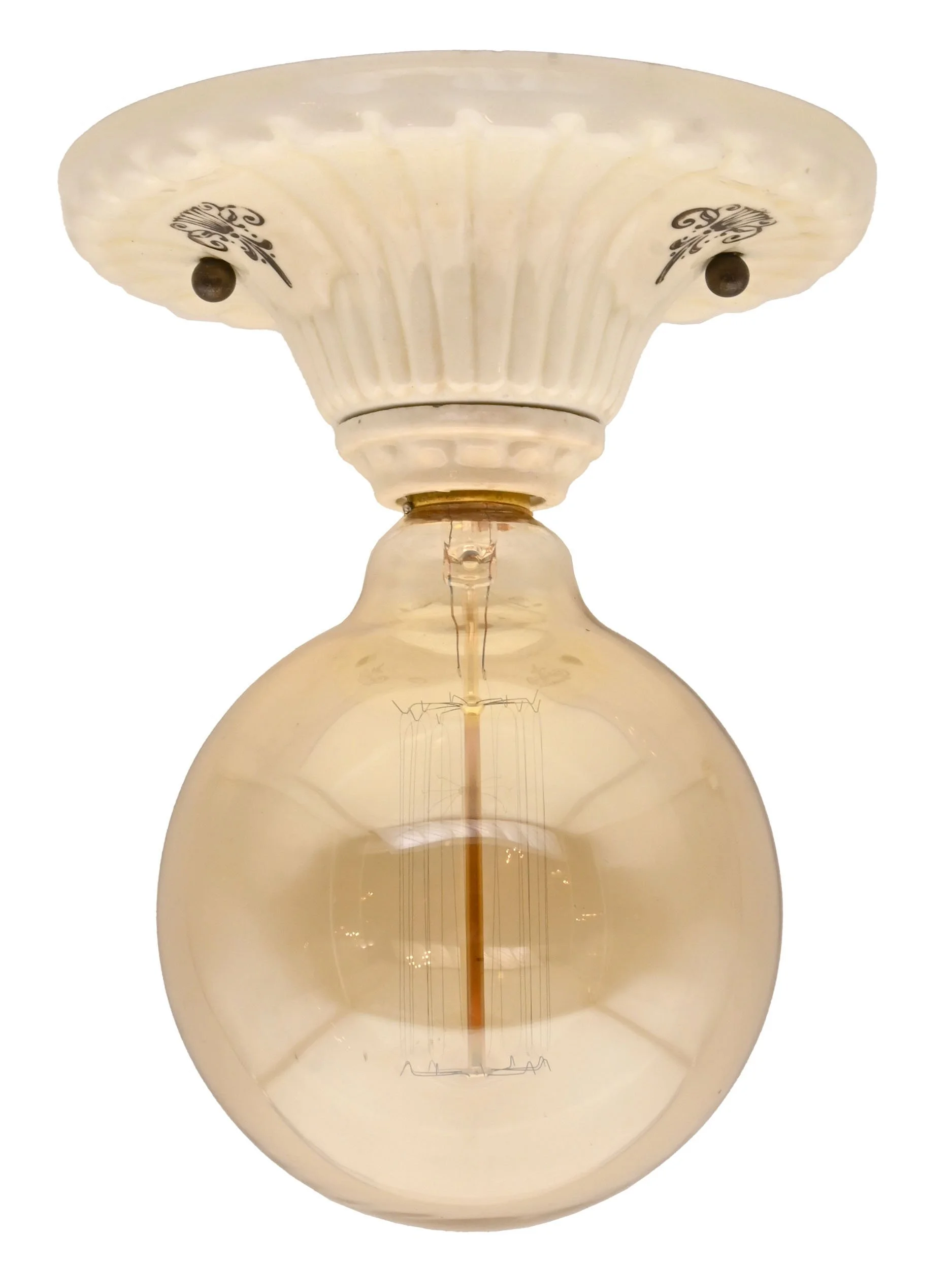 26149+cream+porcelain+bare+bulb+flushmount+with+brown+stenciled+detail+2.jpg