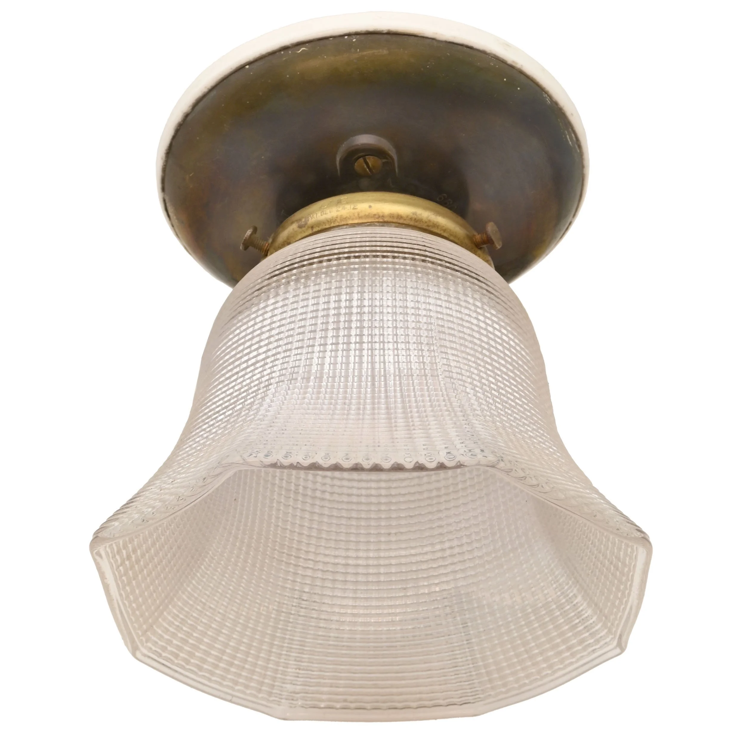 25272+brass+arrow+mfg+flushmount+with+ruffled+holophane+shade+1.jpg