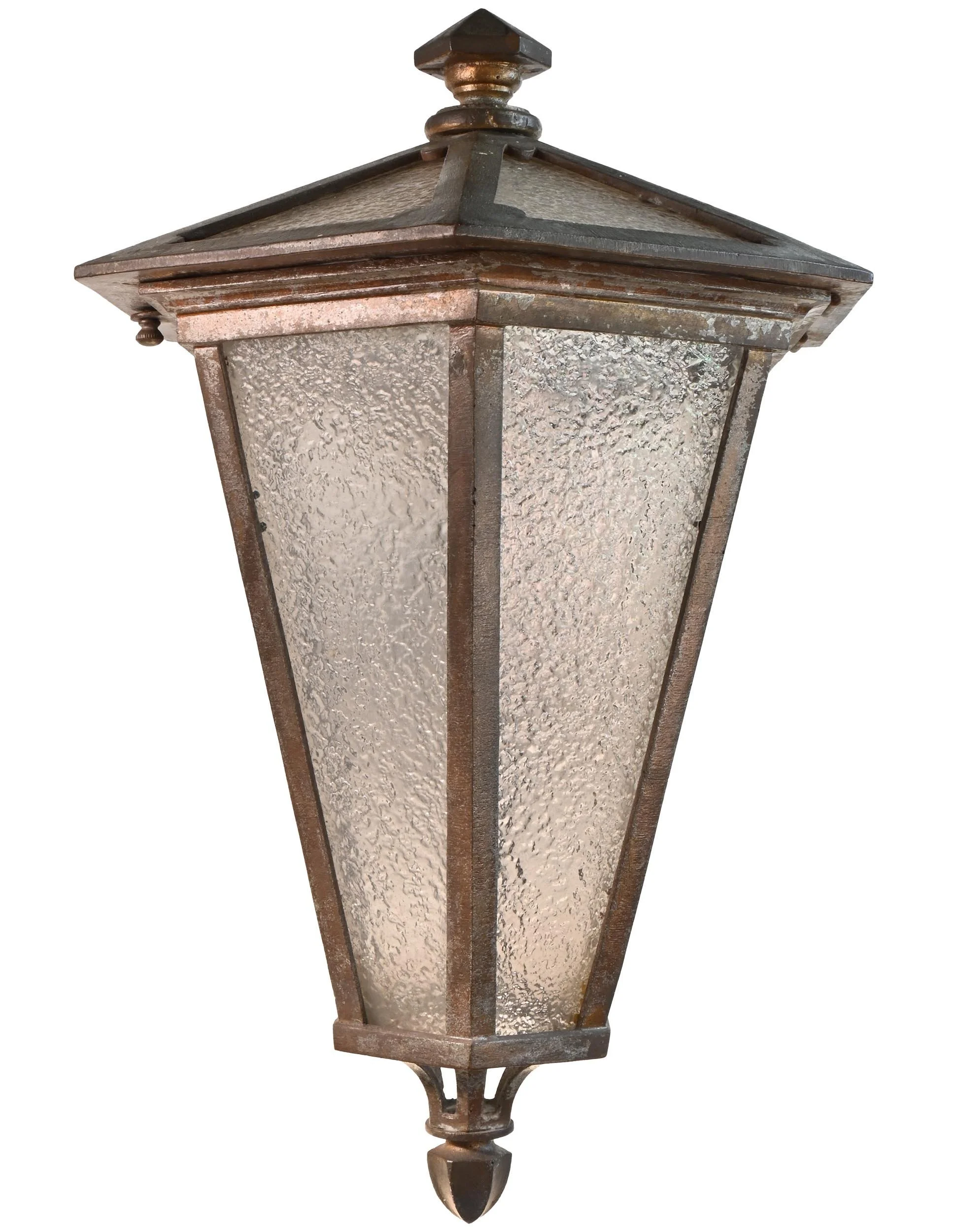 24644+bronze+pebble+glass+6+sided+exterior+lantern+3.jpg