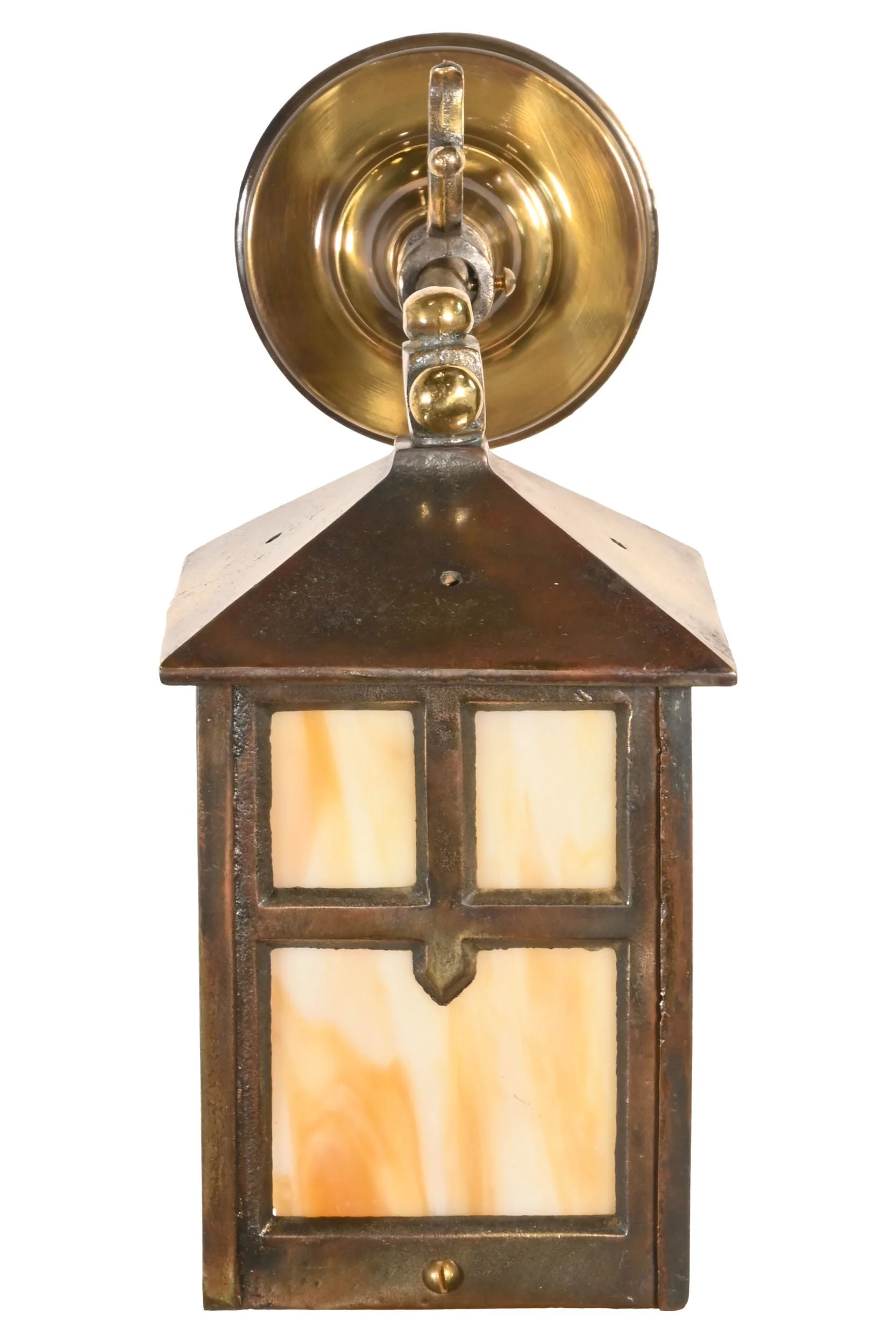 25373+cast+brass+sconce+with+caramel+slag+glass+1.jpg