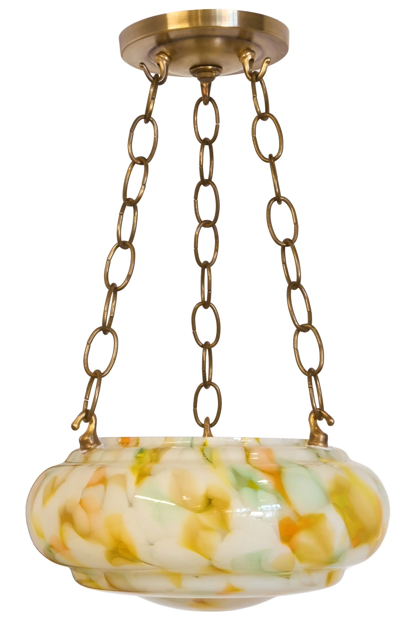 25401+colorful+MCM+glass+bowl+on+brass+three+chain+fixture+2.jpg