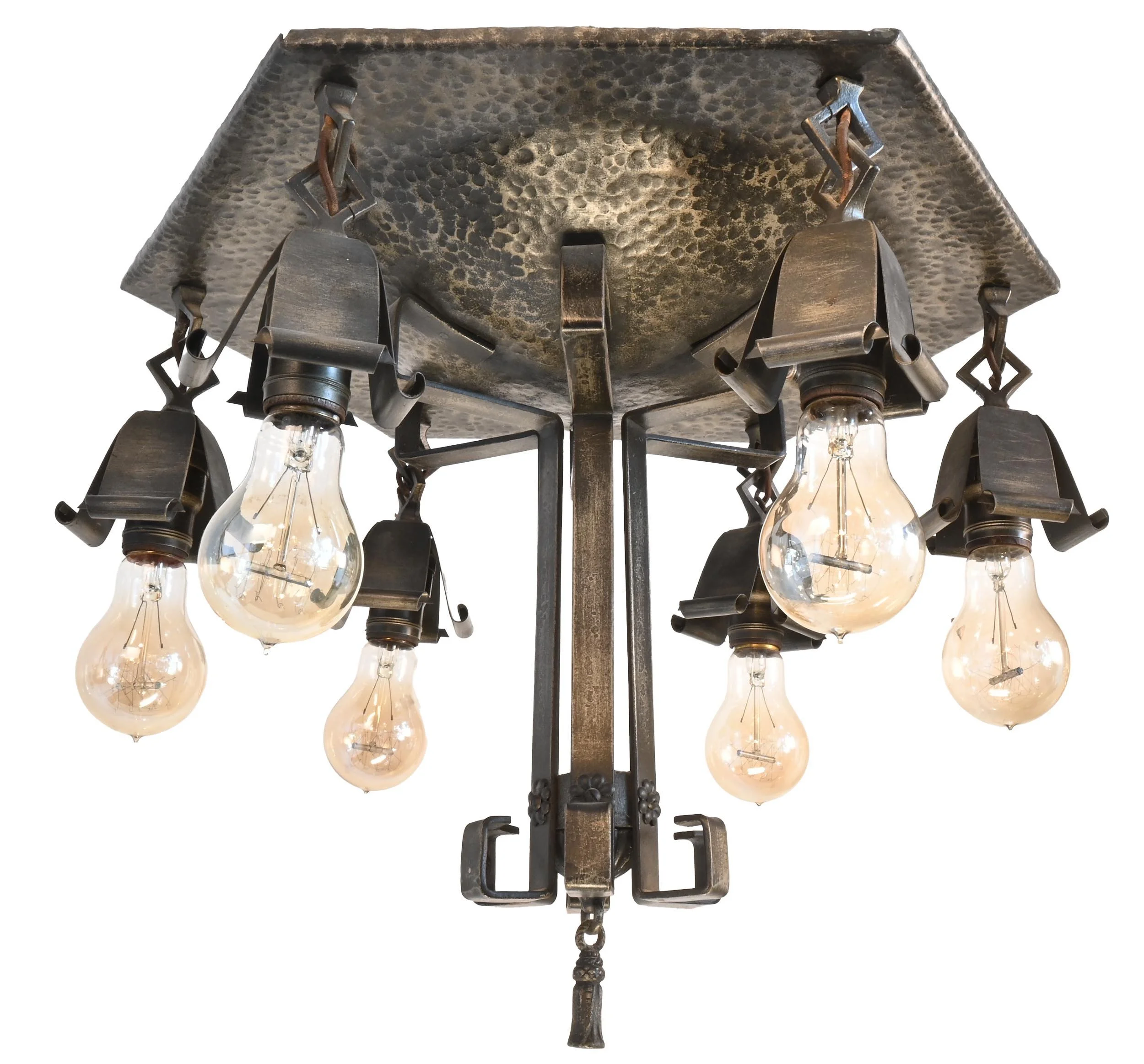 25435+hammered+tudor+6+light+flush+chandelier+3.jpg