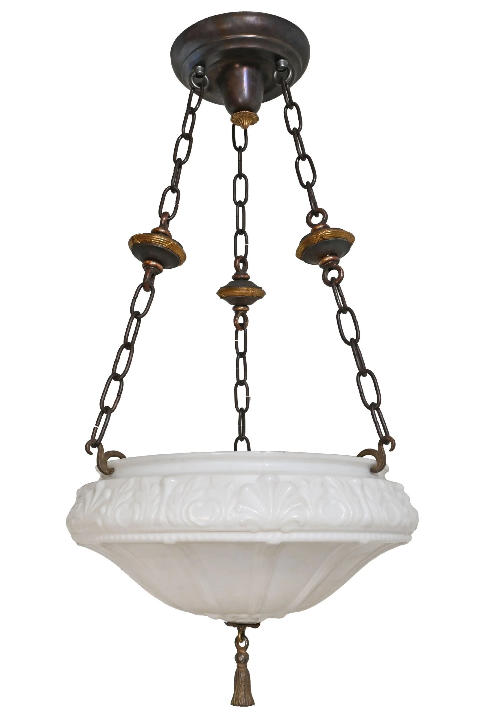 26170+white+glass+bowl+on+brass+three+chain+fixture+2.jpg