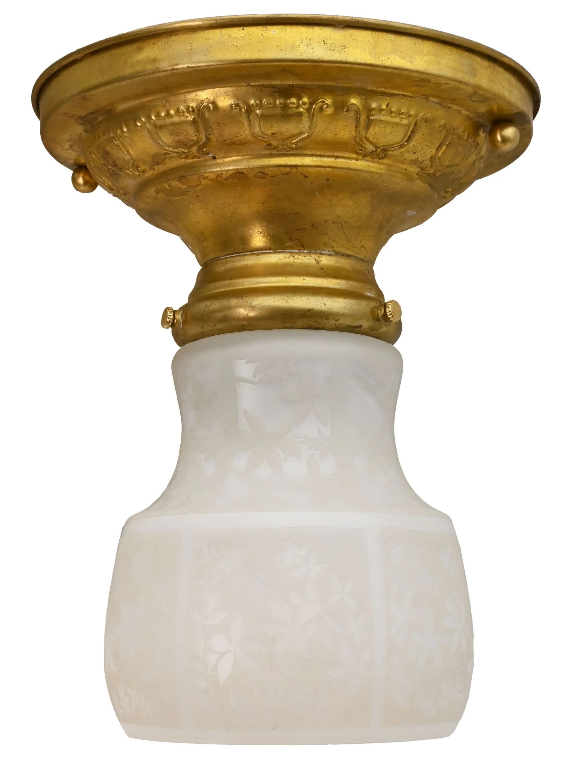26161+decorative+brass+flushmount+with+art+nouveau+etched+shade+2.jpg