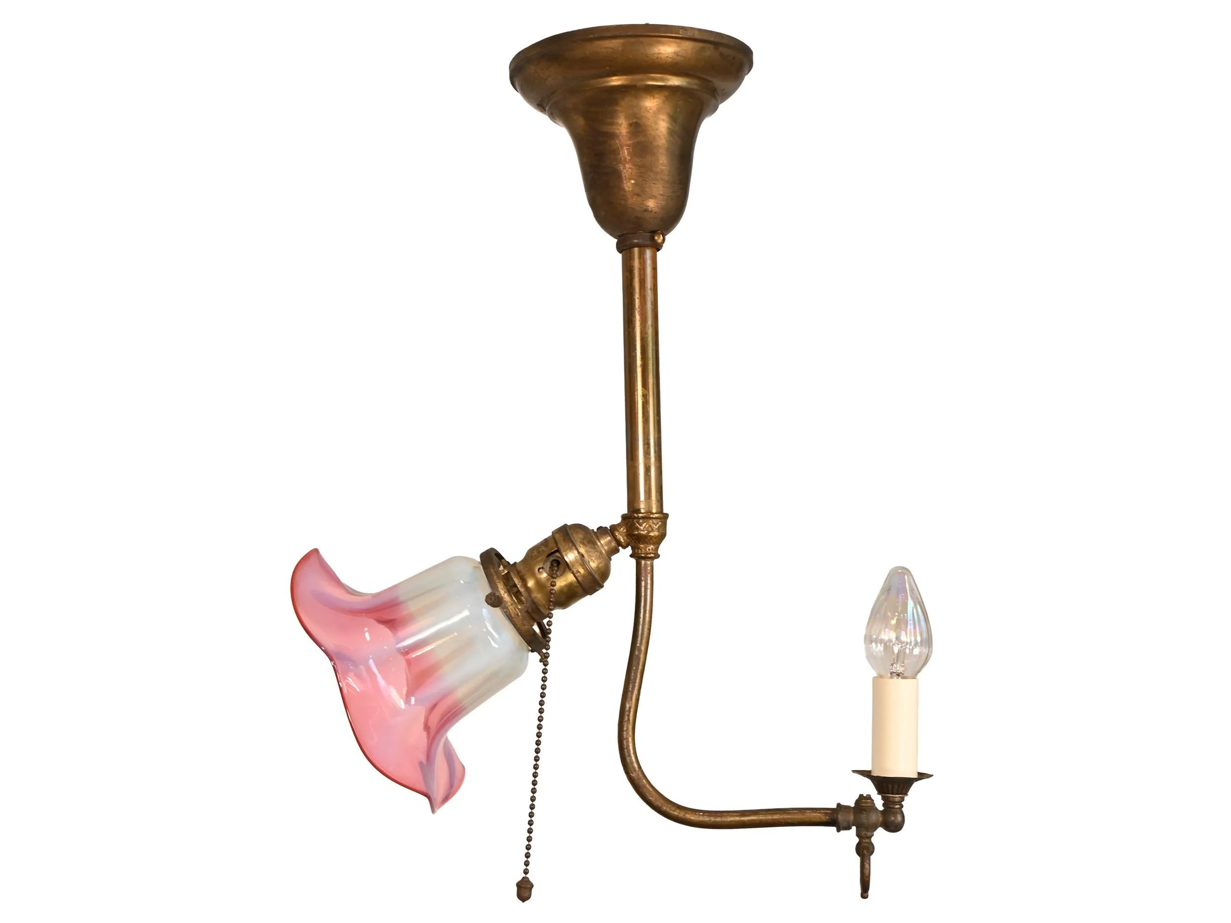 26181+gas+electric+pendant+pink+tipped+shade+1+salvage.jpg
