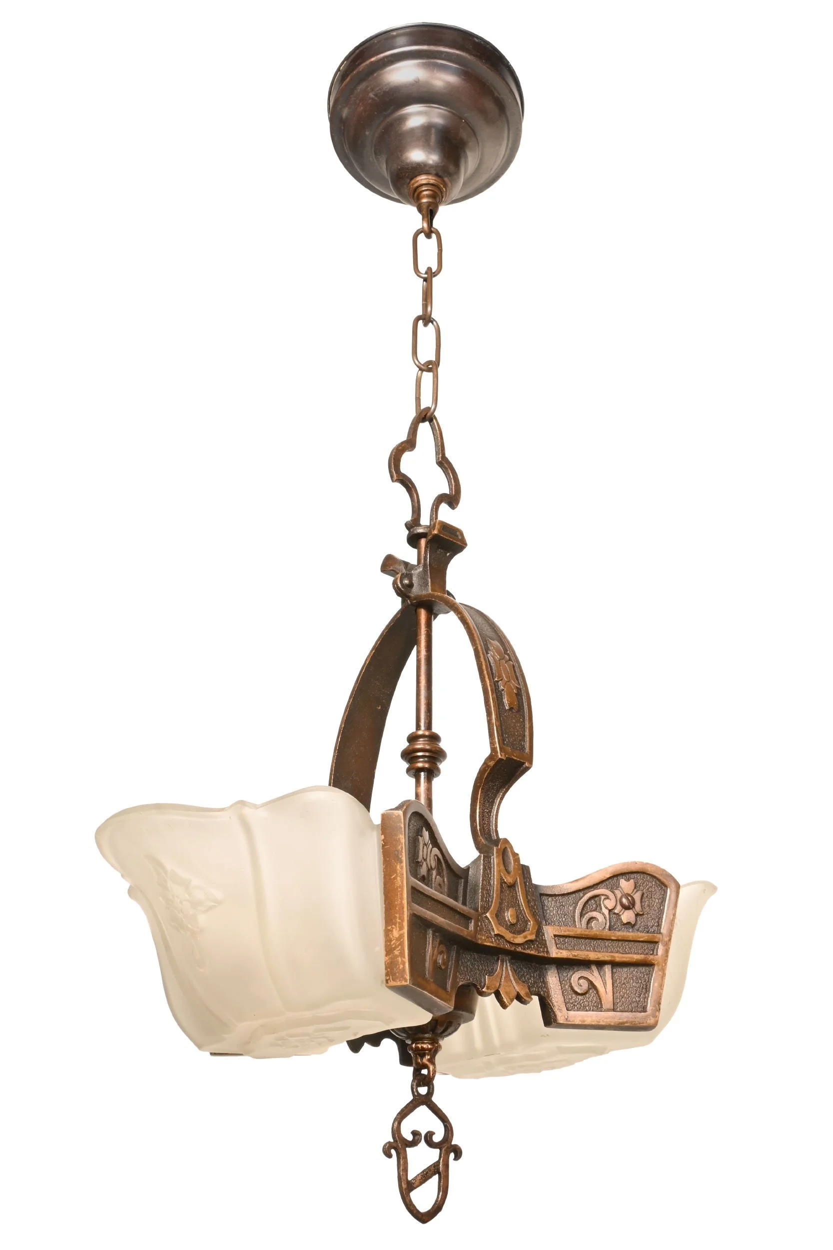 26180+brass+and+bronze+two+slip+shade+pendant+3.jpg