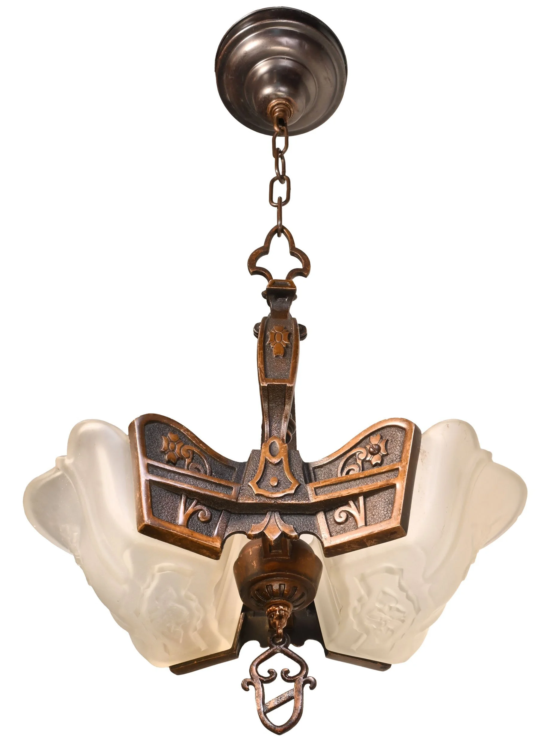 26180+brass+and+bronze+two+slip+shade+pendant+1.jpg