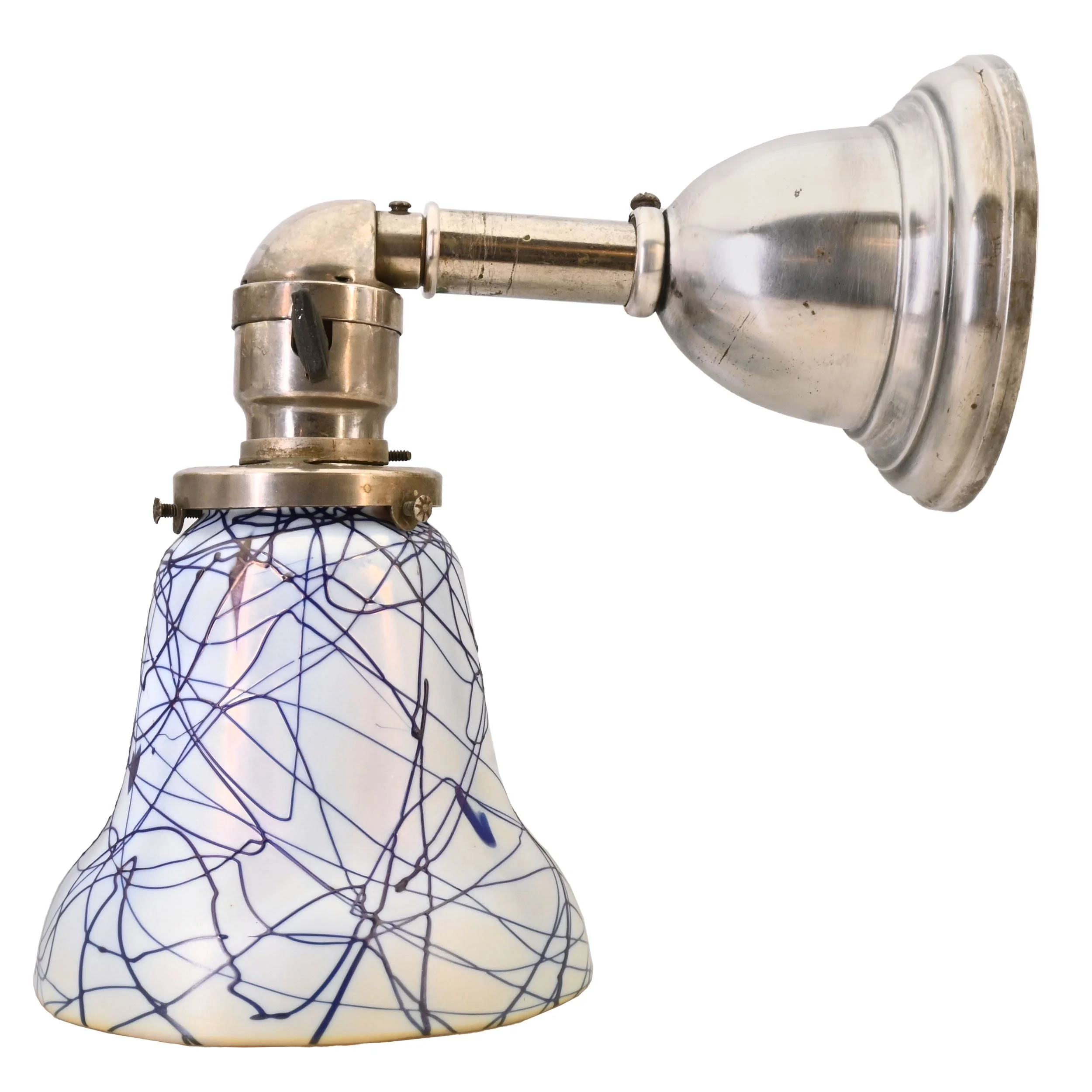 25496+deco+industrial+nickel+sconce+pair+with+steuben+blue+vine+shades+3.jpg