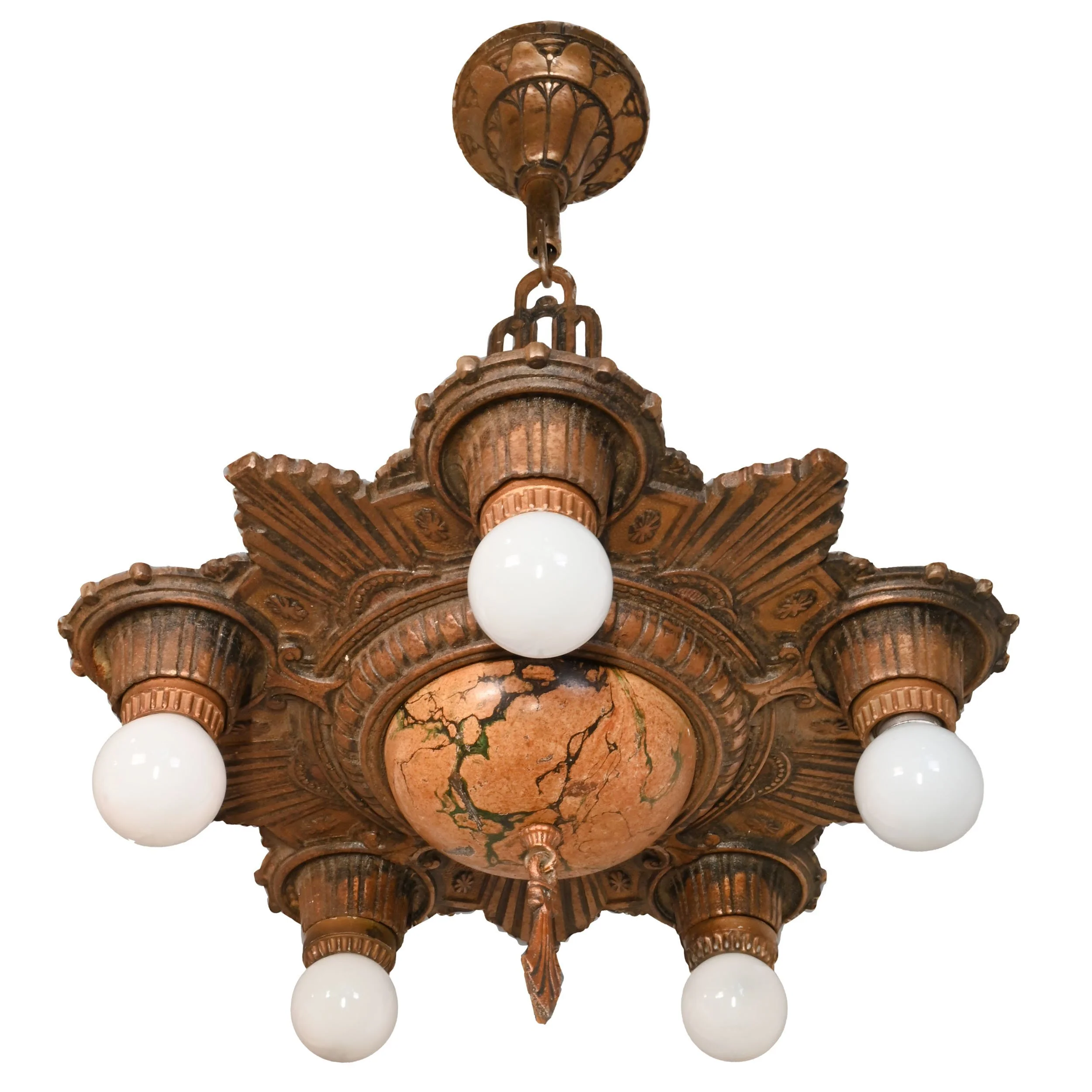 25485+cast+iron+globe+lighting+5+bare+bulb+chandelier+1.jpg