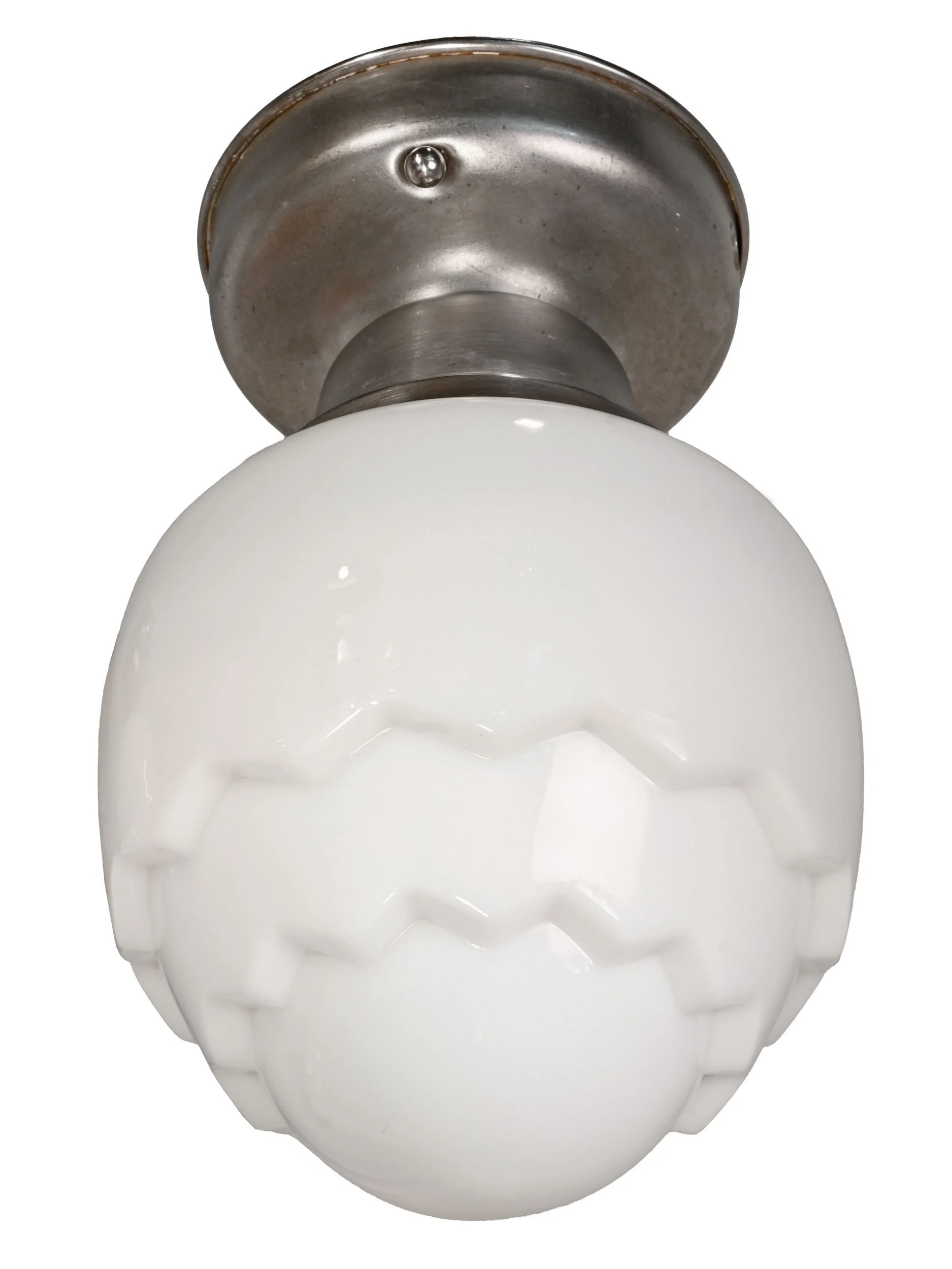 25503+small+6+inch+zig+zag+milk+glass+shade+on+steel+flushmount+2.jpg