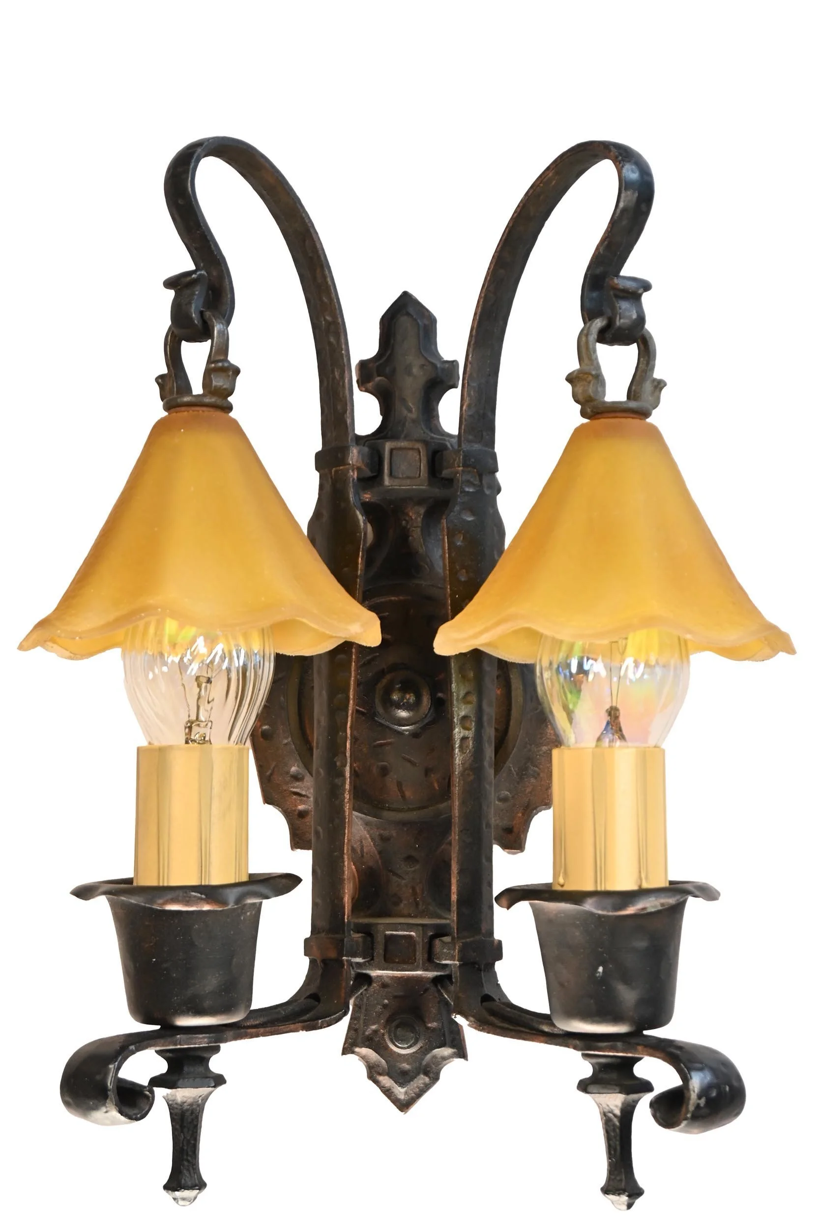 25542+tudor+2+candle+sconce+with+smoke+hat+shades+1.jpg