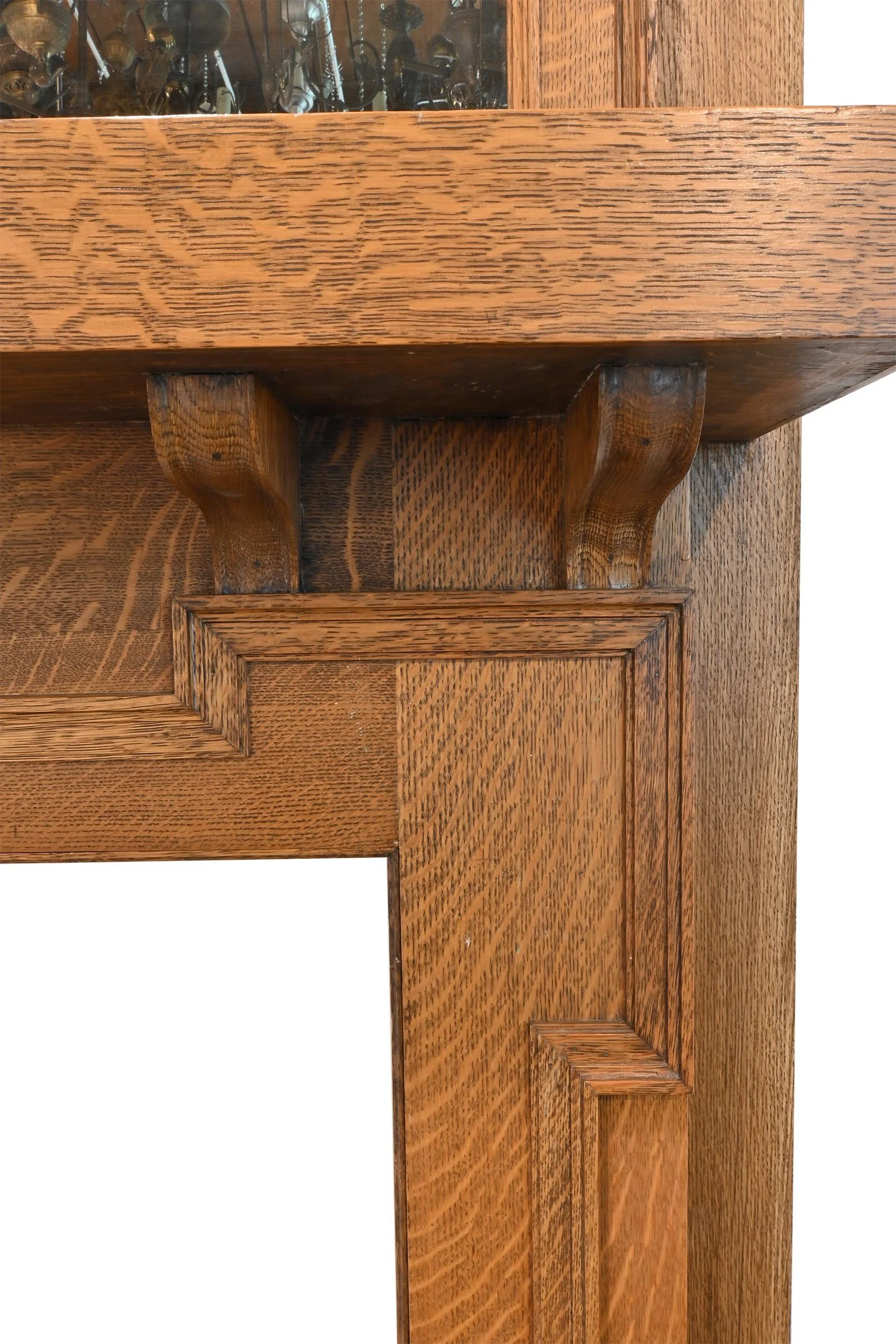 25601+golden+quartersawn+oak+mantle+with+shelf+%26+beveled+mirrio+2.jpg