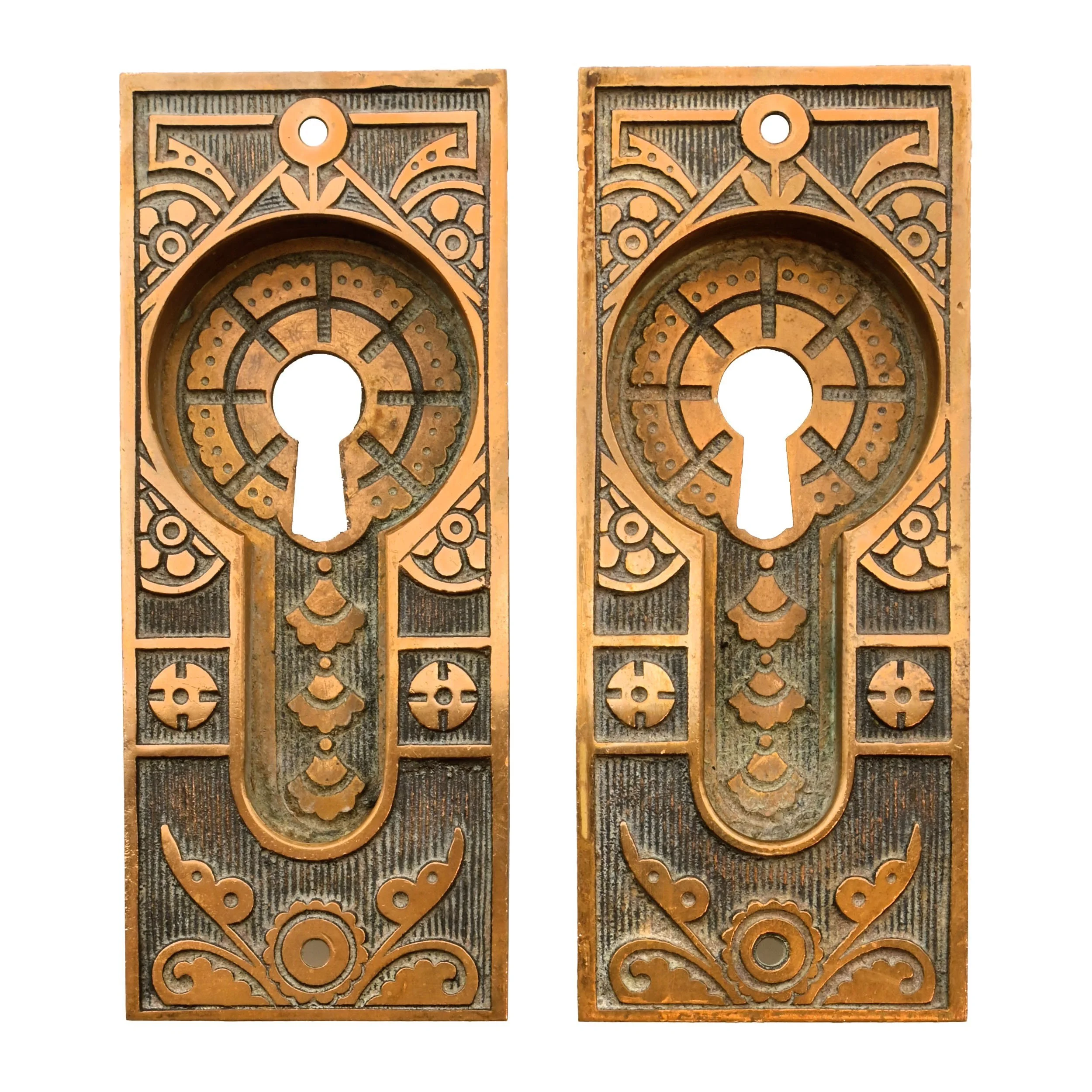 25618+cast+bronze+floral+eastlake+pocket+door+pull+pair+1.jpg